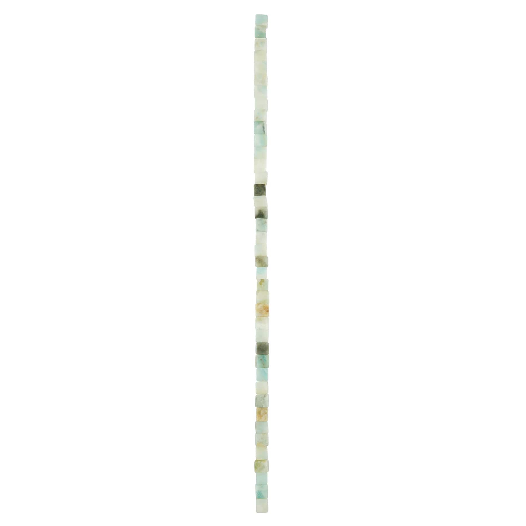 Multicolour Amazonite Cube Beads by Bead Landing™