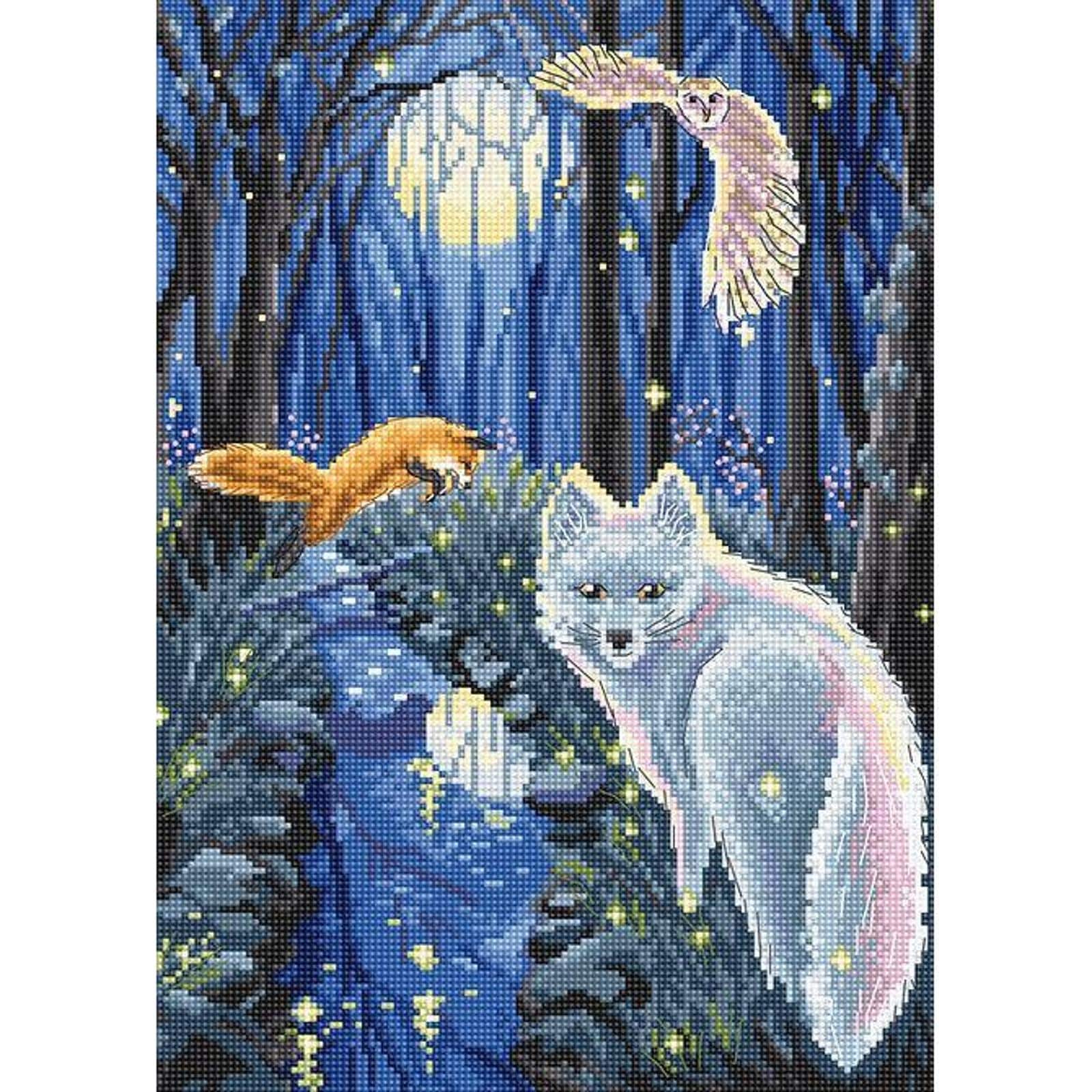 LetiStitch A Midsummer Night Counted Cross Stitch Kit