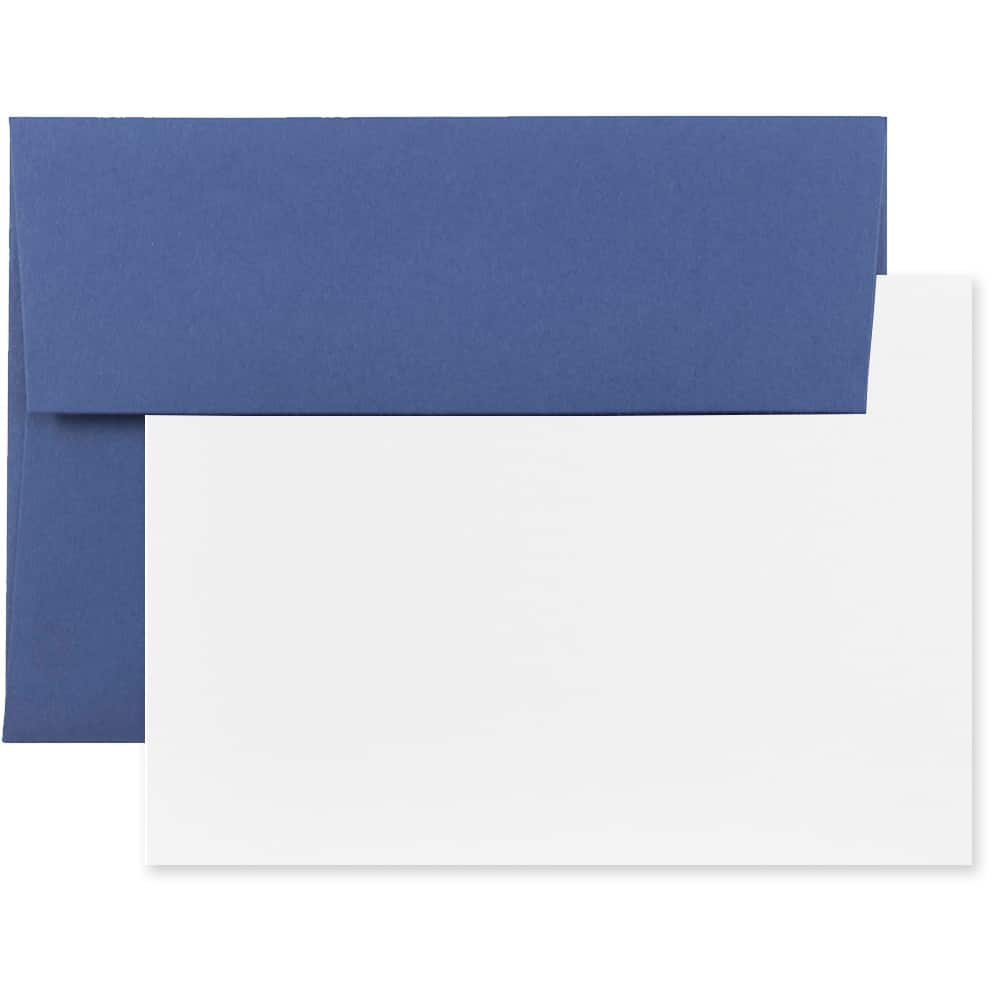 JAM Paper 3.62" x 5.12" Blank Greeting Cards Set with Envelopes, 25ct.