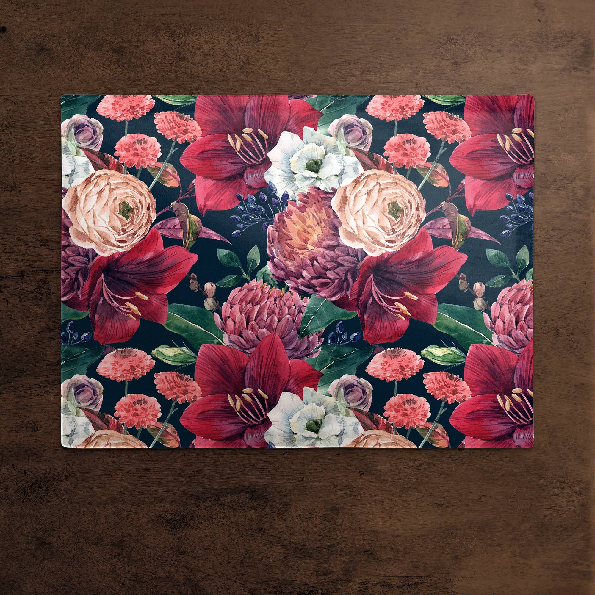 Jewel Bouquets 18" x 14" Cotton Twill Placemat