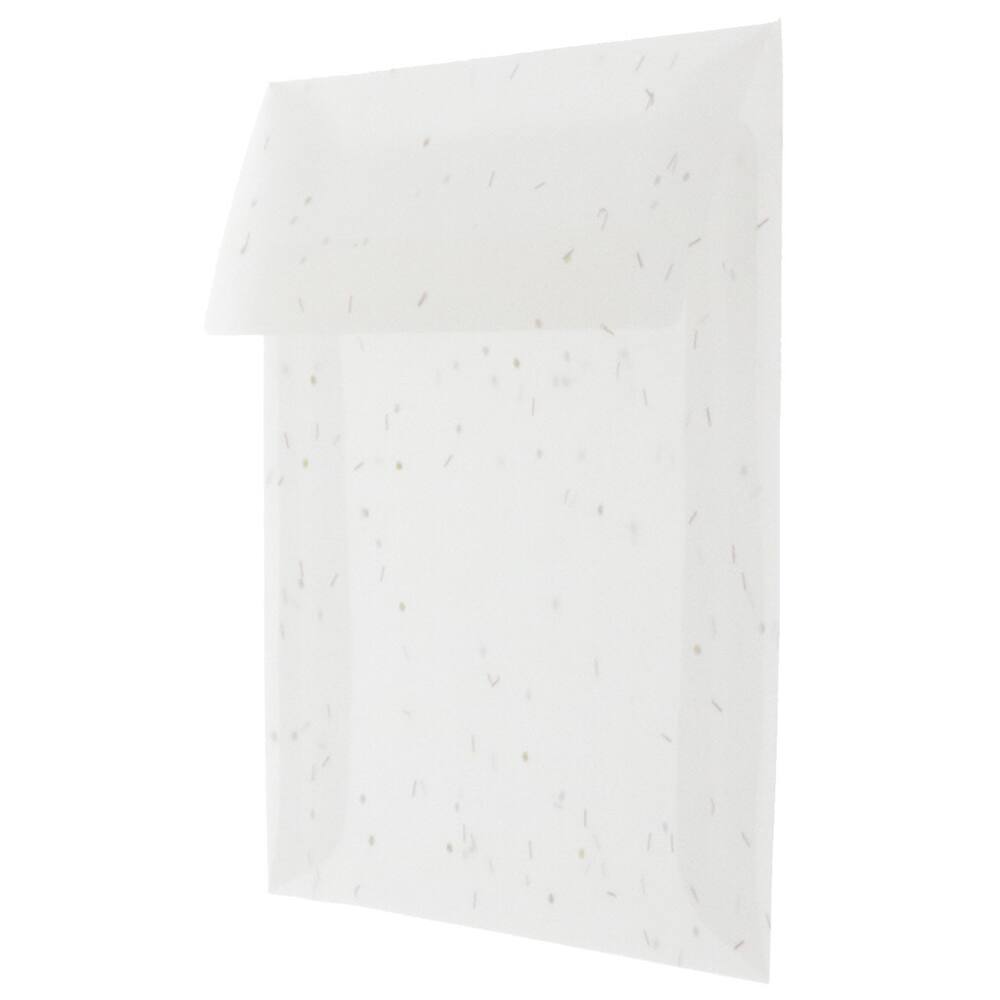 JAM Paper 6.5" x 6.5" Square Translucent Vellum Envelopes