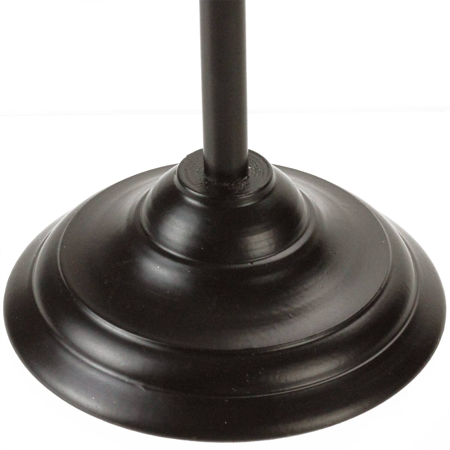 15" Decorative Medium Golden Luster Brown Stemmed Votive Candle Holder
