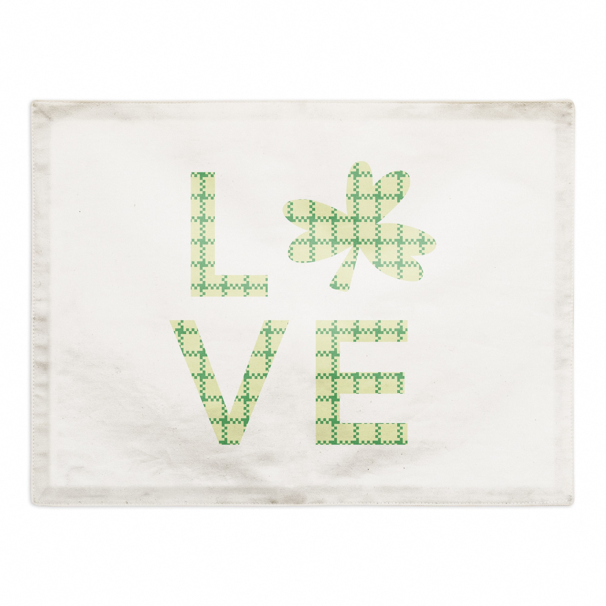 Love Clover Poly Twill Placemat