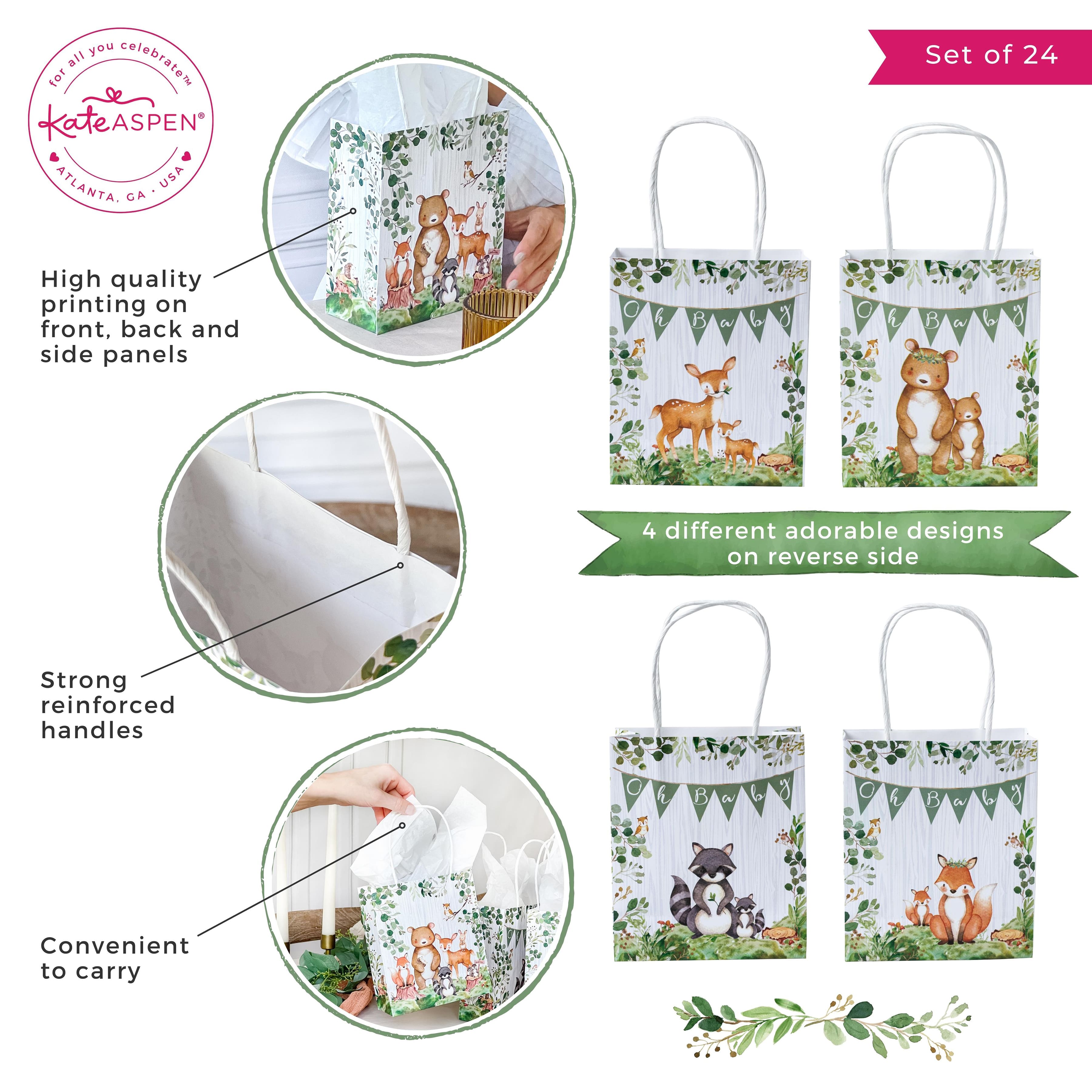 Kate Aspen® Woodland Baby Shower Gift Bag Set