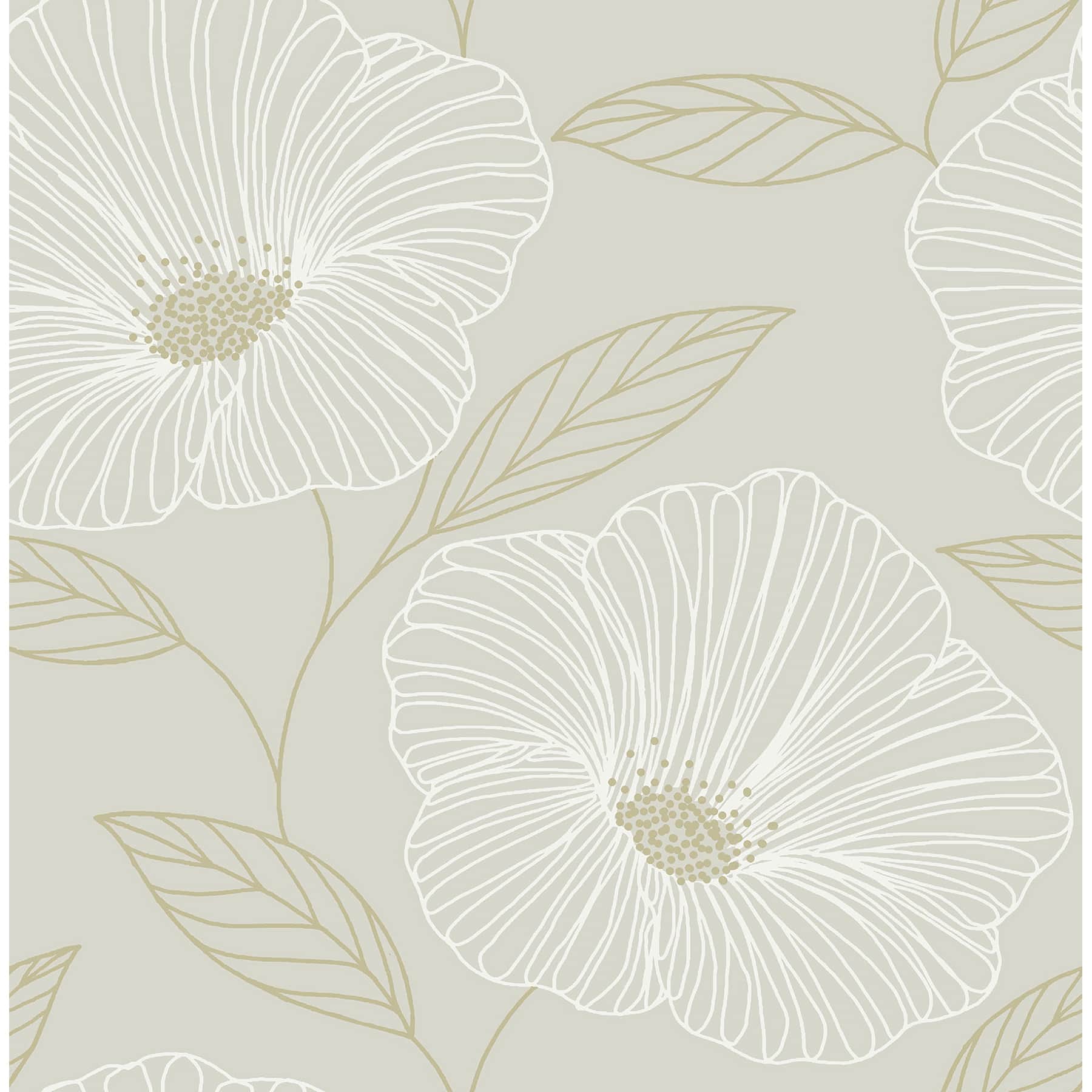 NuWallpaper Dove Floweret Peel & Stick Wallpaper