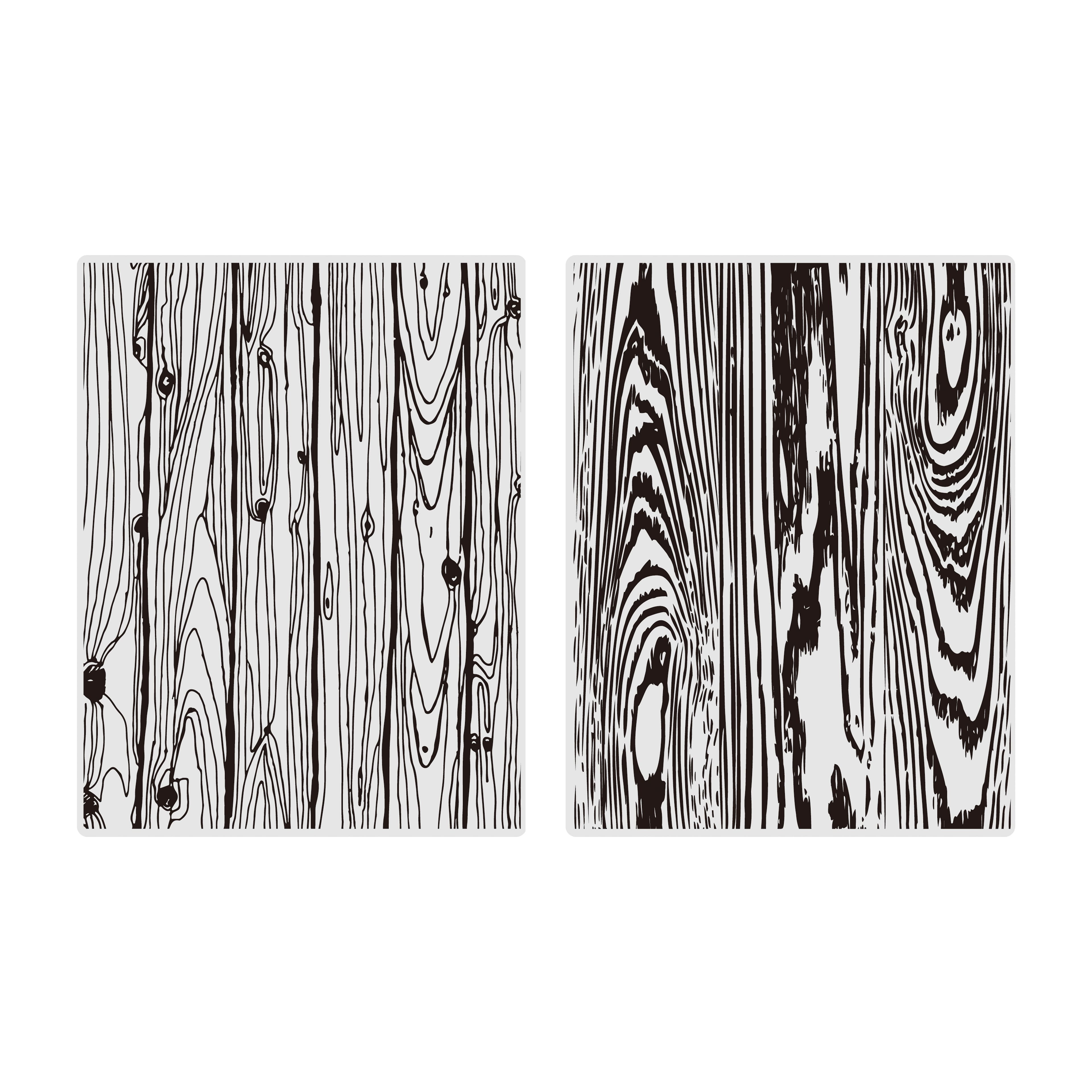 12 Pack: Wood Pattern Embossing Folders Set by Recollections™