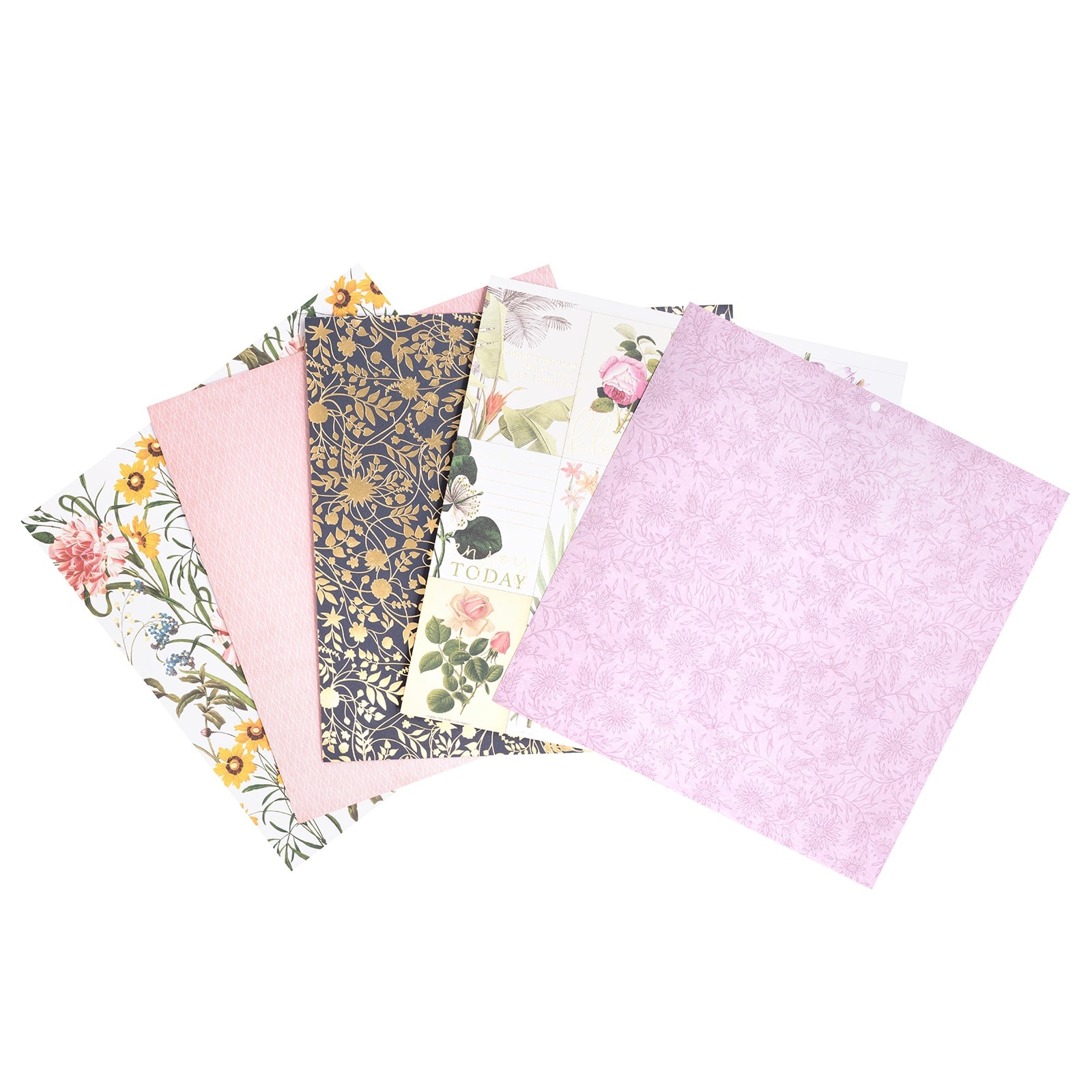 DCWV® 12" x 12" Botanical Beauty Double‑Sided Cardstock Stack, 36 Sheets