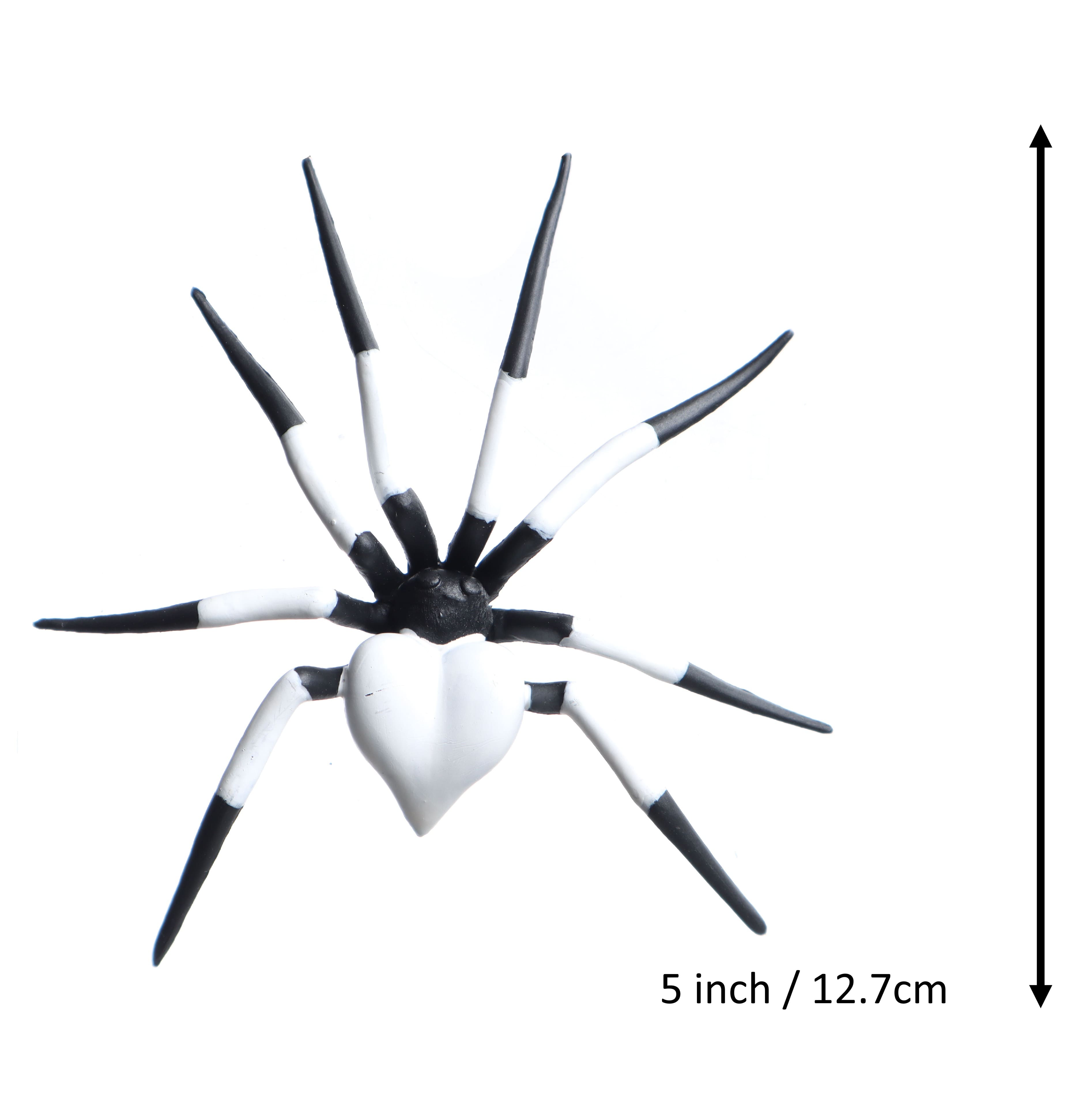 5" Black & White Plastic Spider Accent by Ashland®