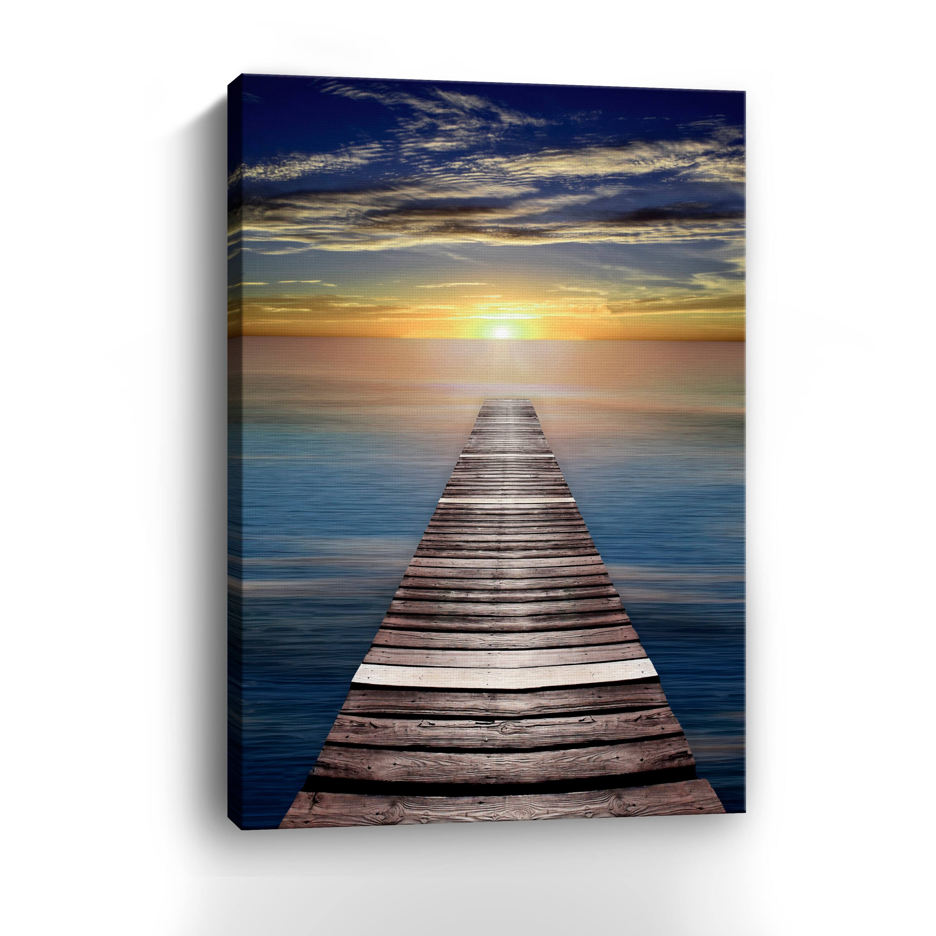 Caribbean Dusk Canvas Giclee
