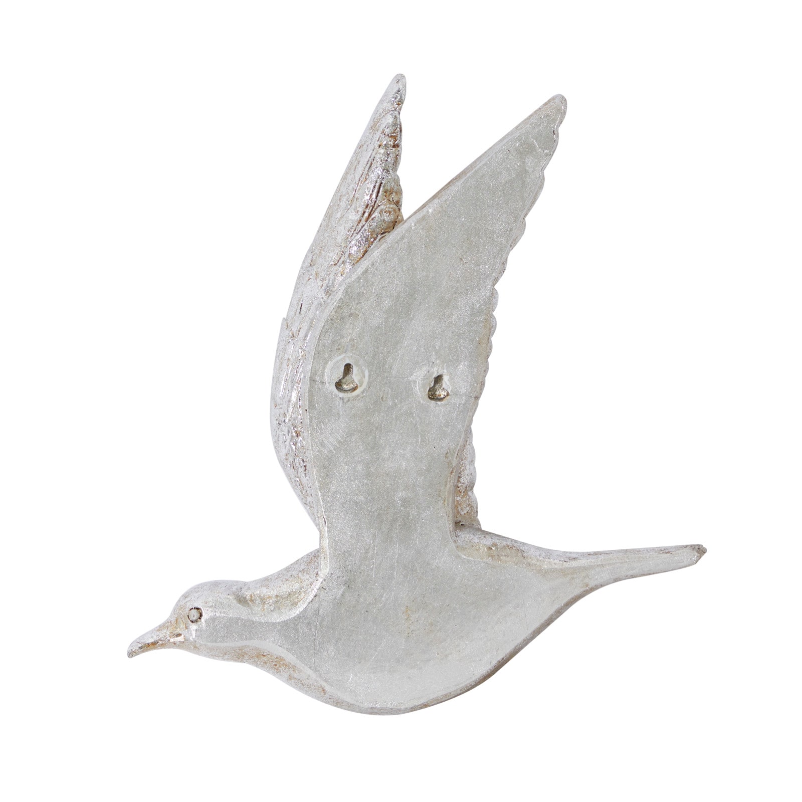 Silver Polystone Farmhouse Birds Wall Decor Set