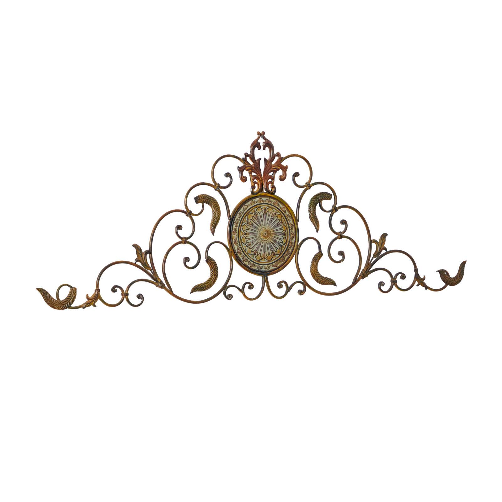 57" Gold iron Rustic Wall Décor