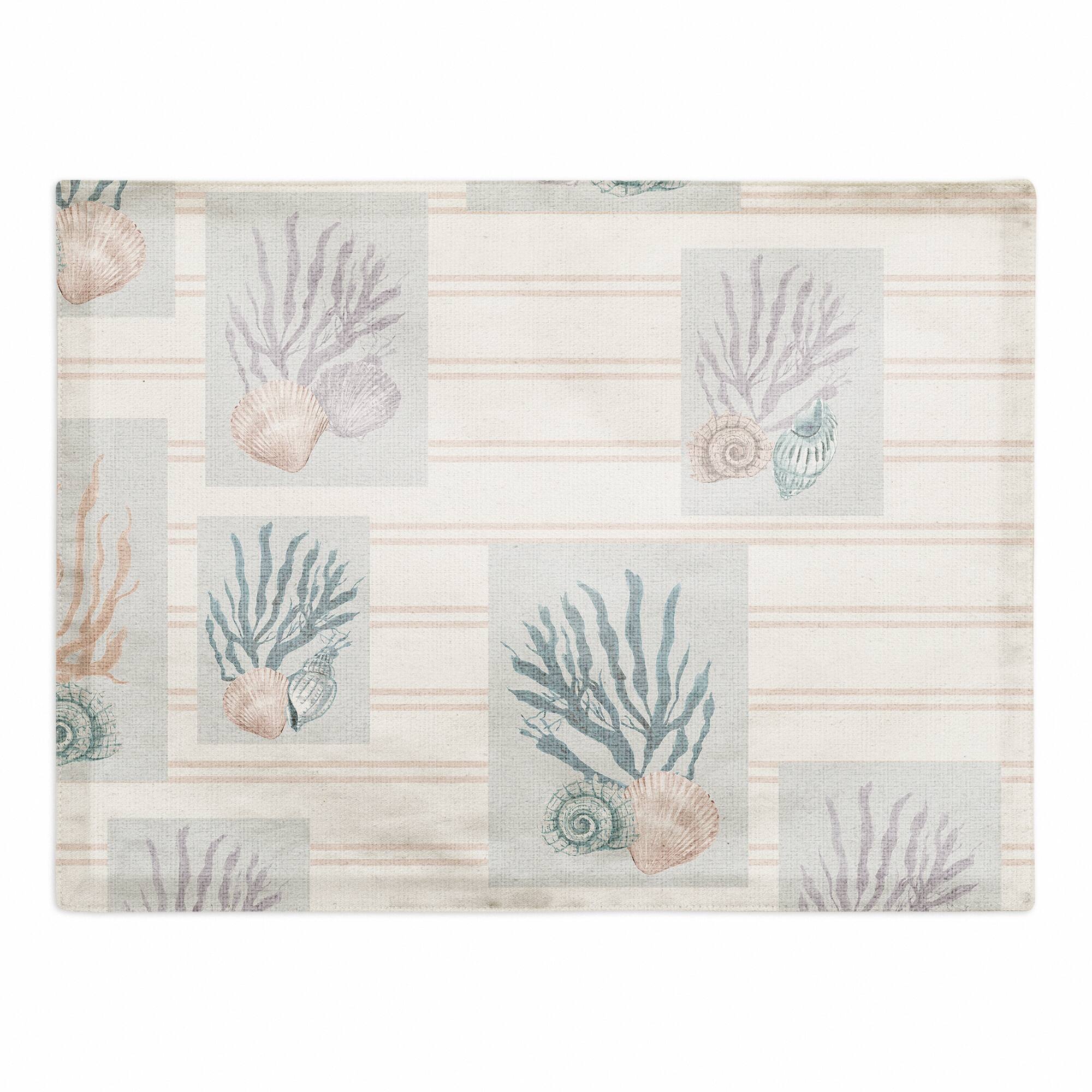 Shell Panels Cotton Twill Placemat