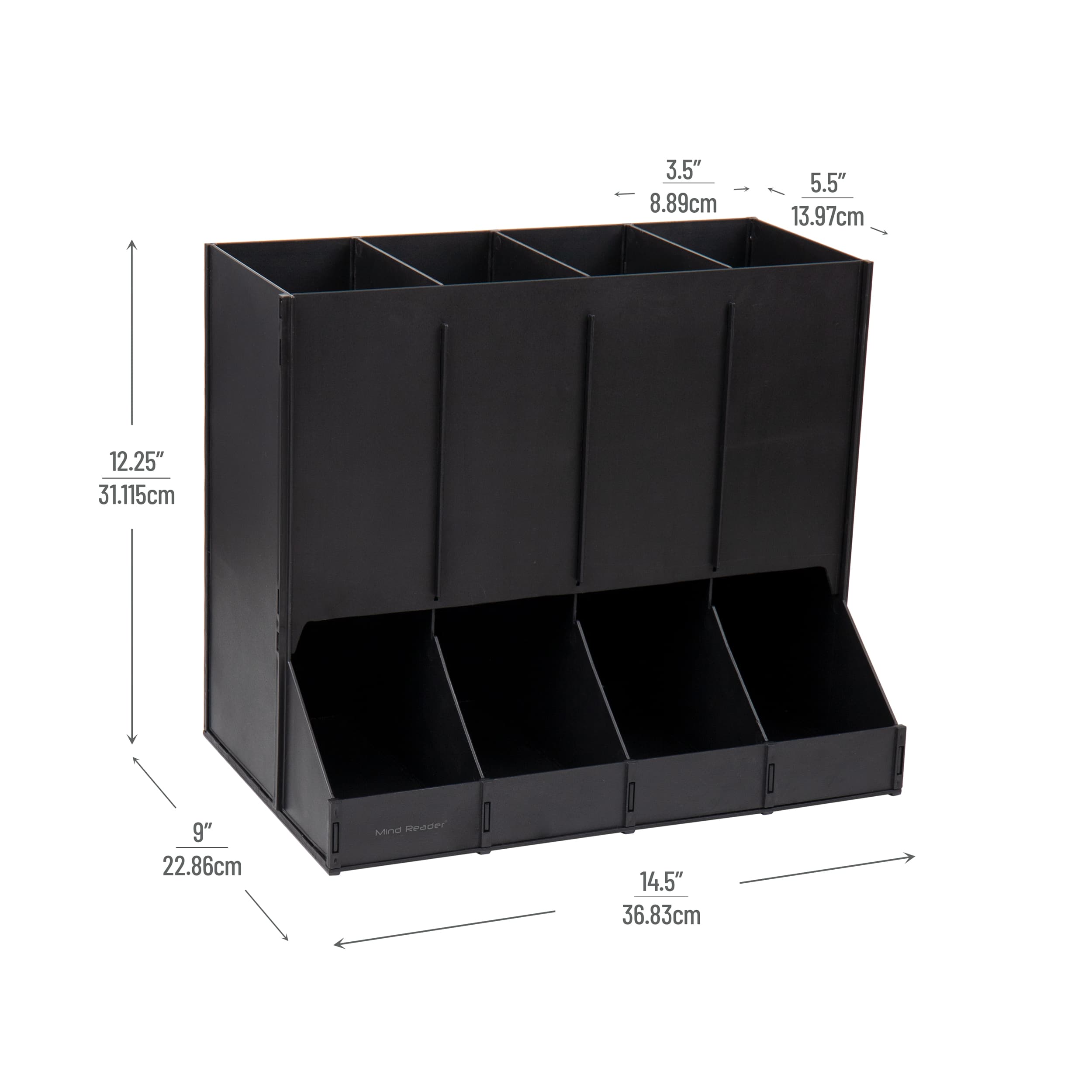 Mind Reader 14.5" 4-Compartment Coffee Pod Dispenser