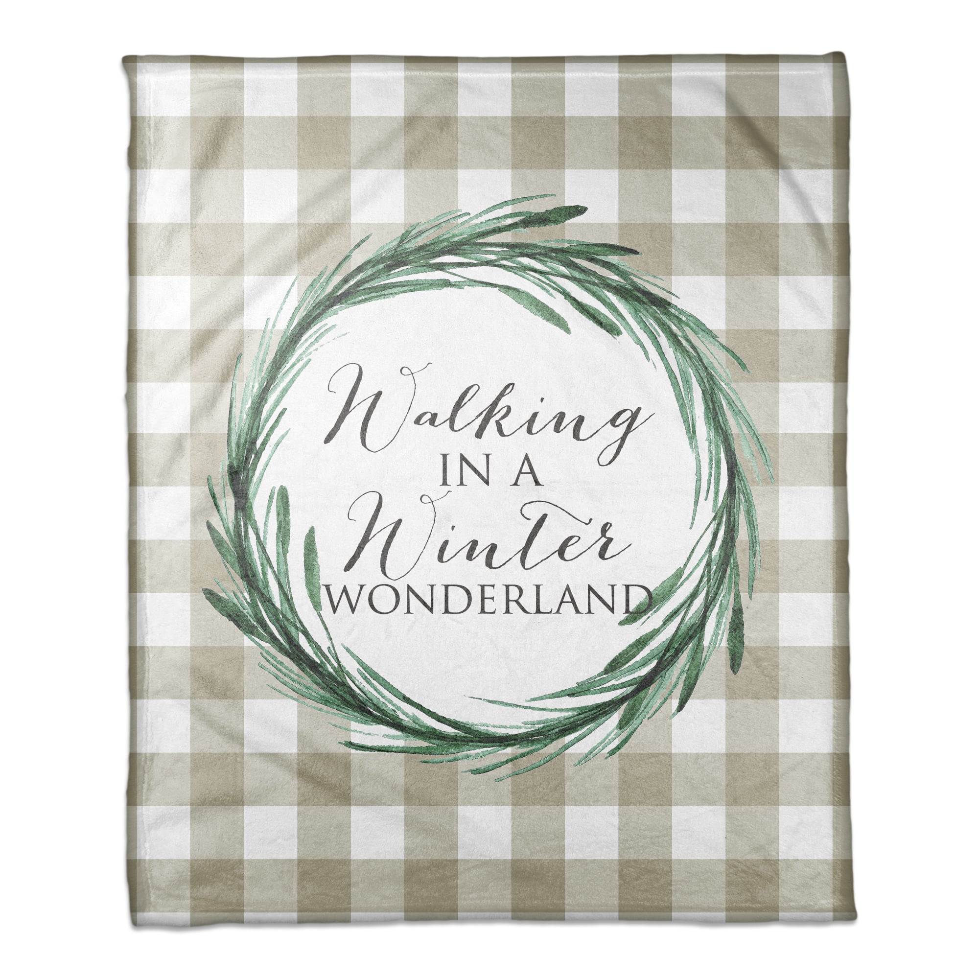Walking in a Winter Wonderland Throw Blanket