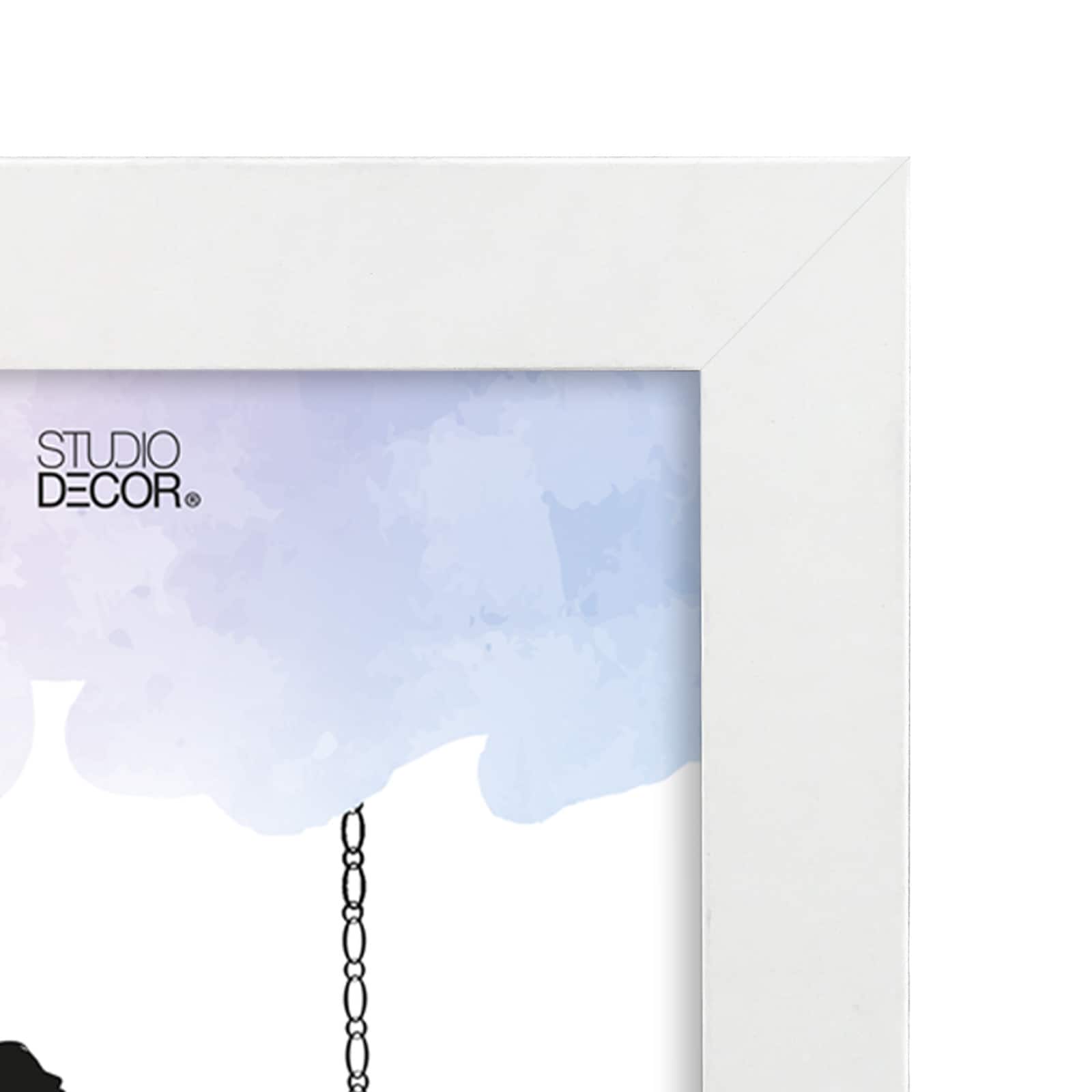 12 Pack: White Linear Frame, Simply Essentials™ by Studio Décor®