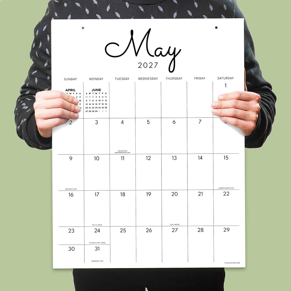 2027 Large Art Poster Wall Calendar