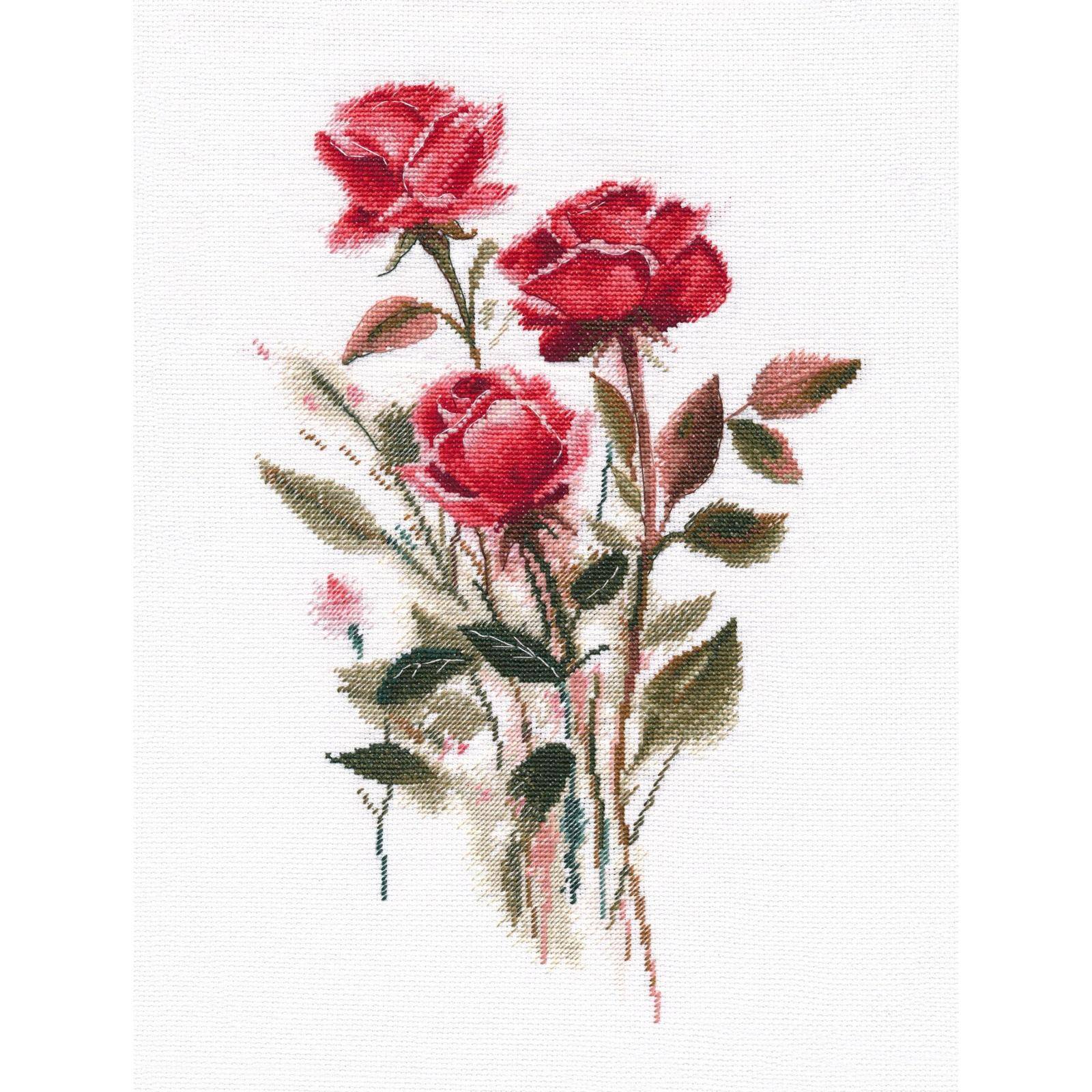 Oven Roses Cross Stitch Kit