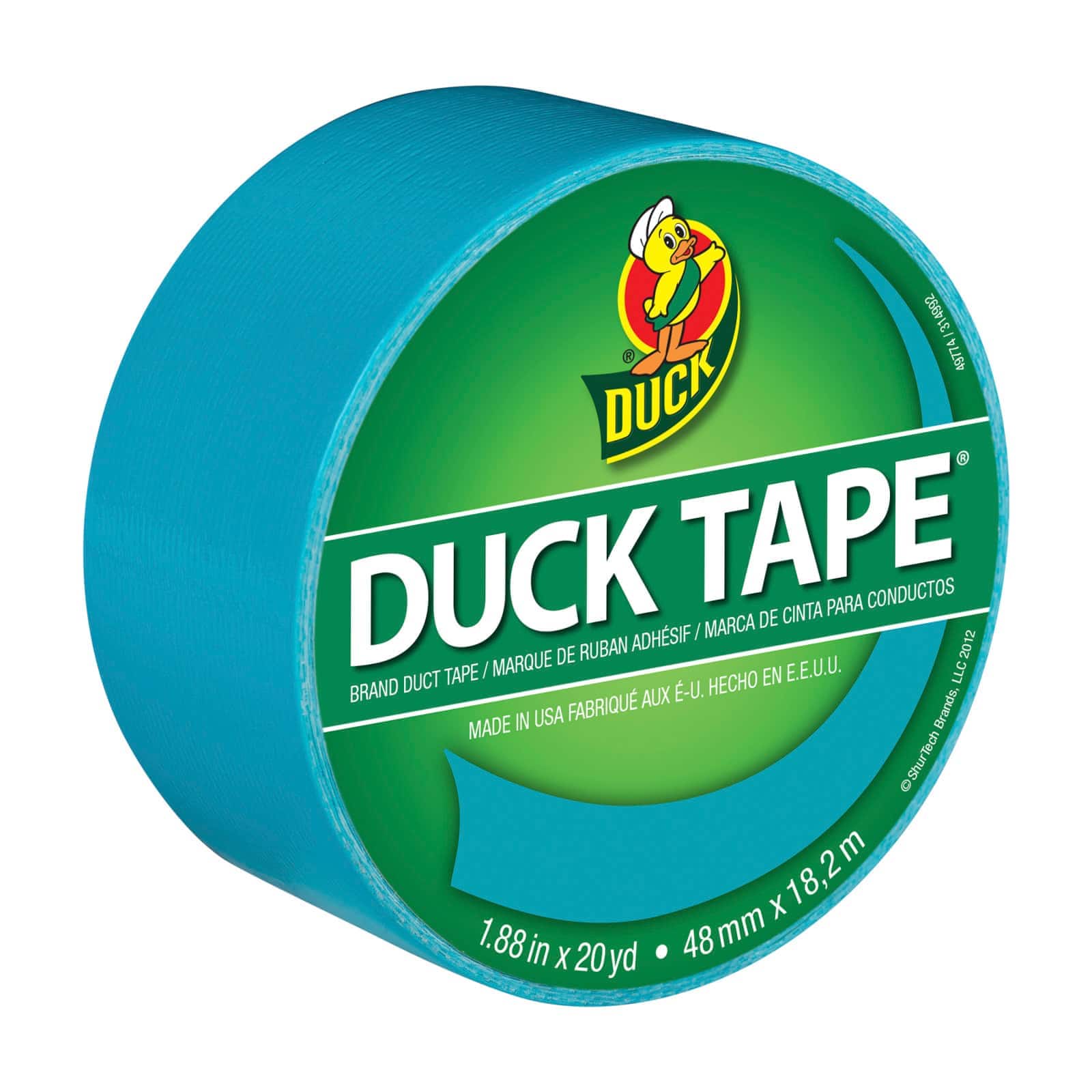 Color Duck Tape® Brand Duct Tape, Aqua