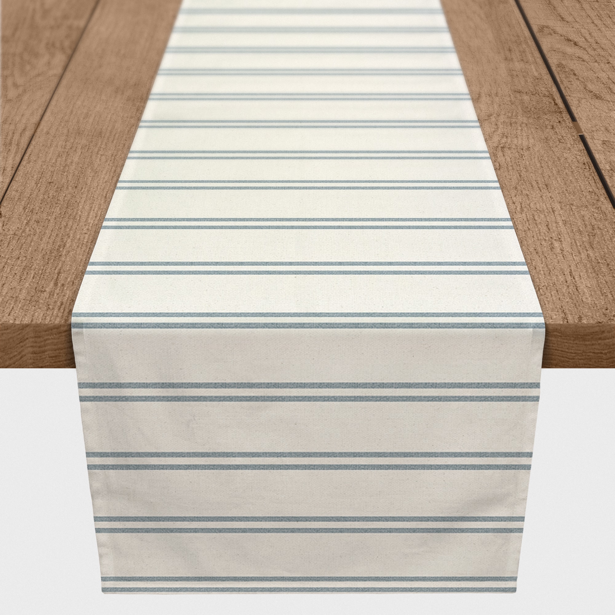 Double Stripe Cotton Twill Runner