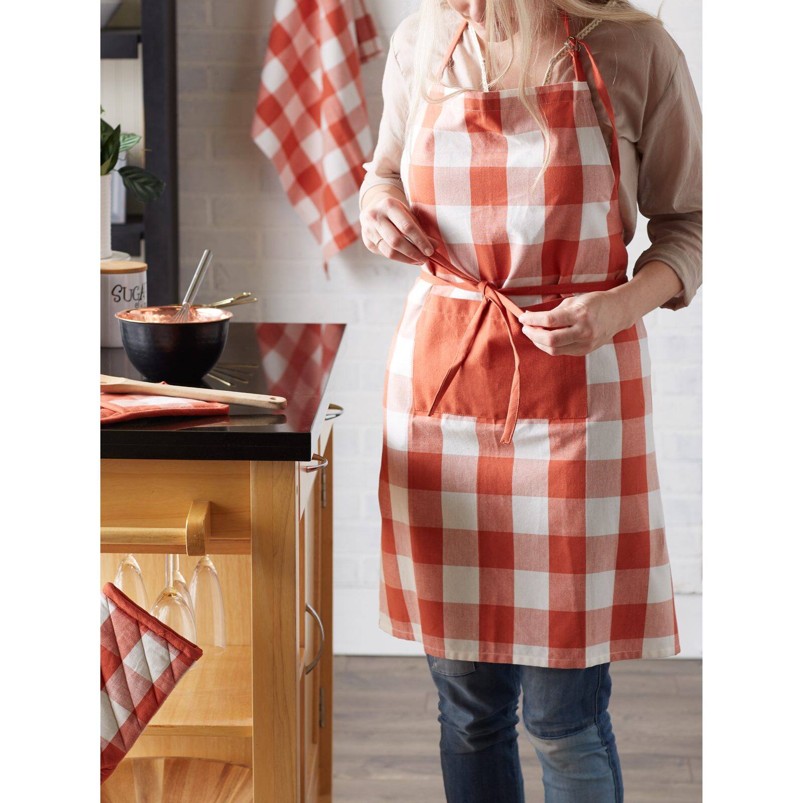 DII® Buffalo Check Chef Apron