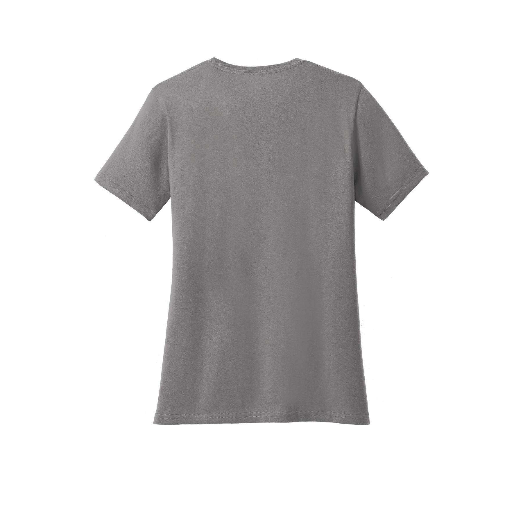 Port & Company® Ladies Core Cotton Neutrals V-Neck T-Shirt