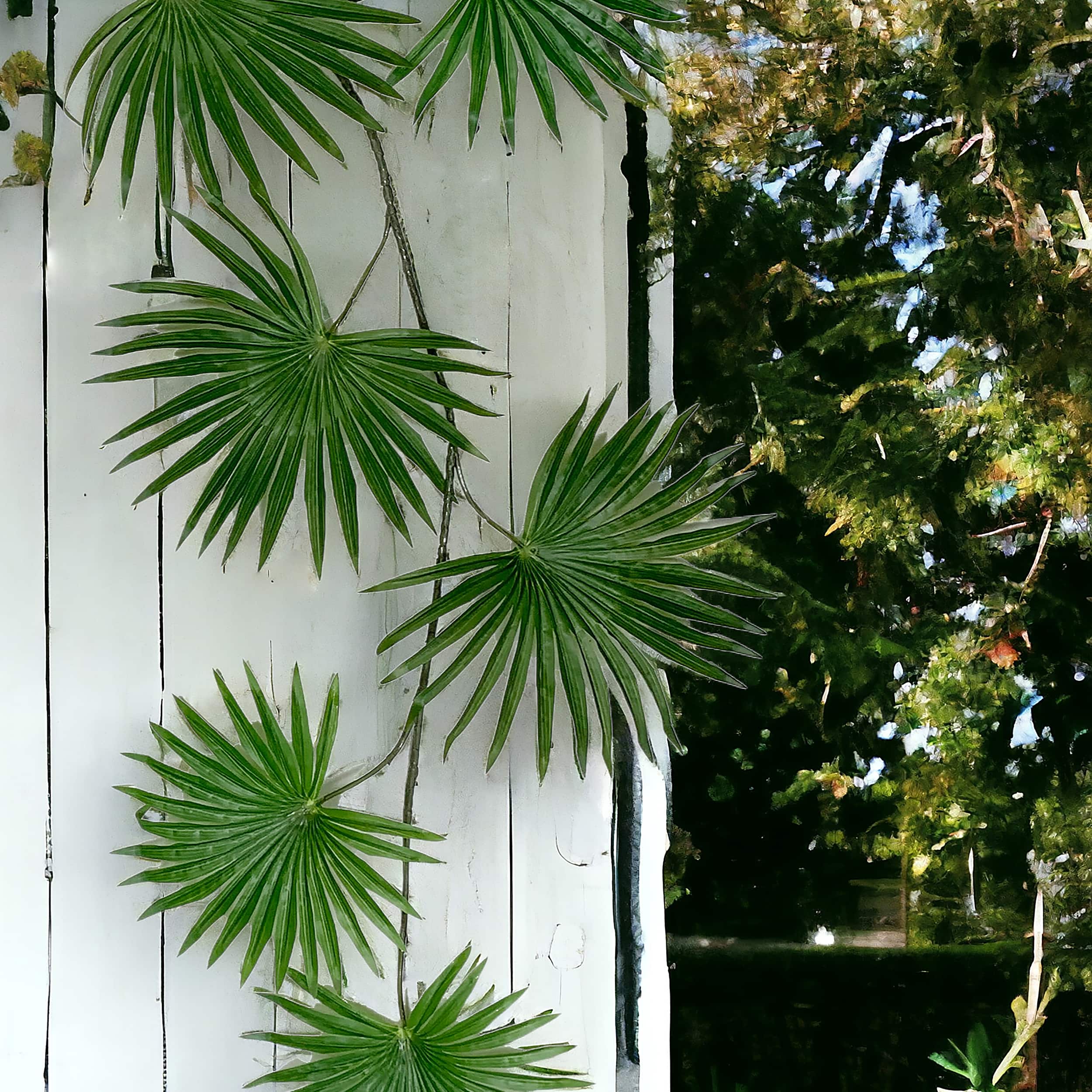 6ft. Fountain Palm Garland by Ashland®