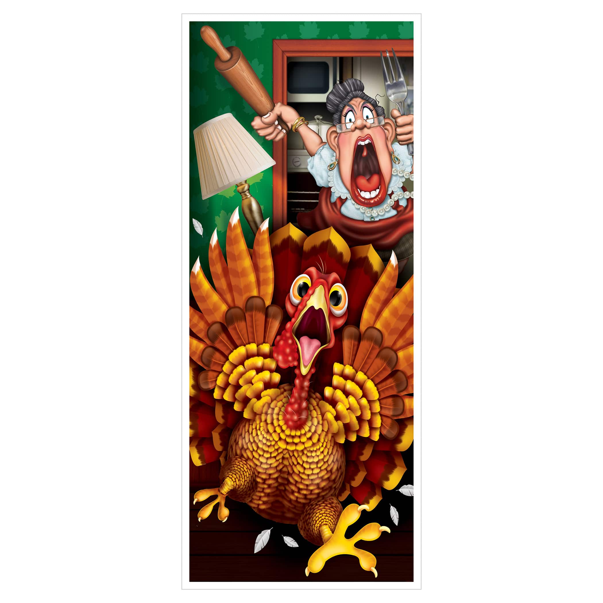 Beistle 30" x 6ft. Wild Turkey Door Covers, 2ct.