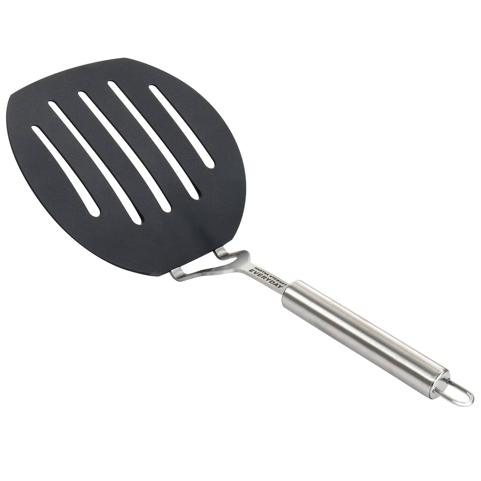 Martha Stewart Everyday Gray Nylon Slotted Wide Turner