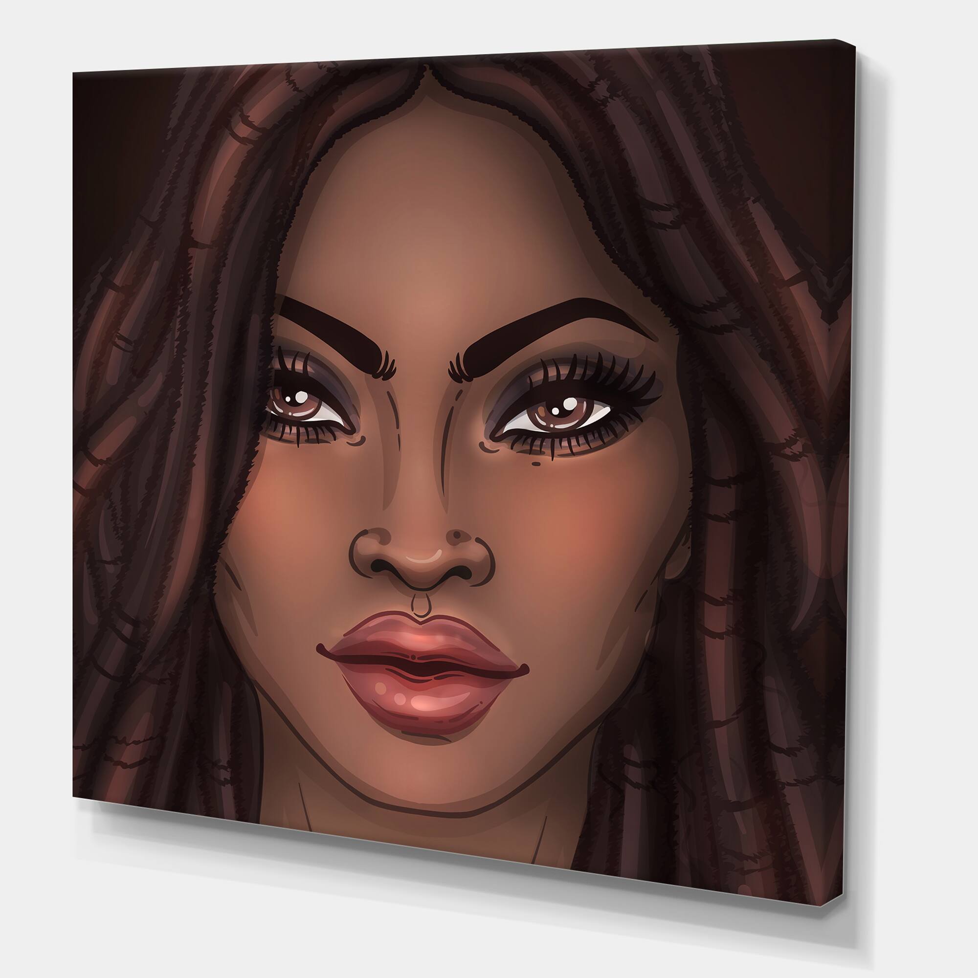 Designart - Portrait of African American Woman I