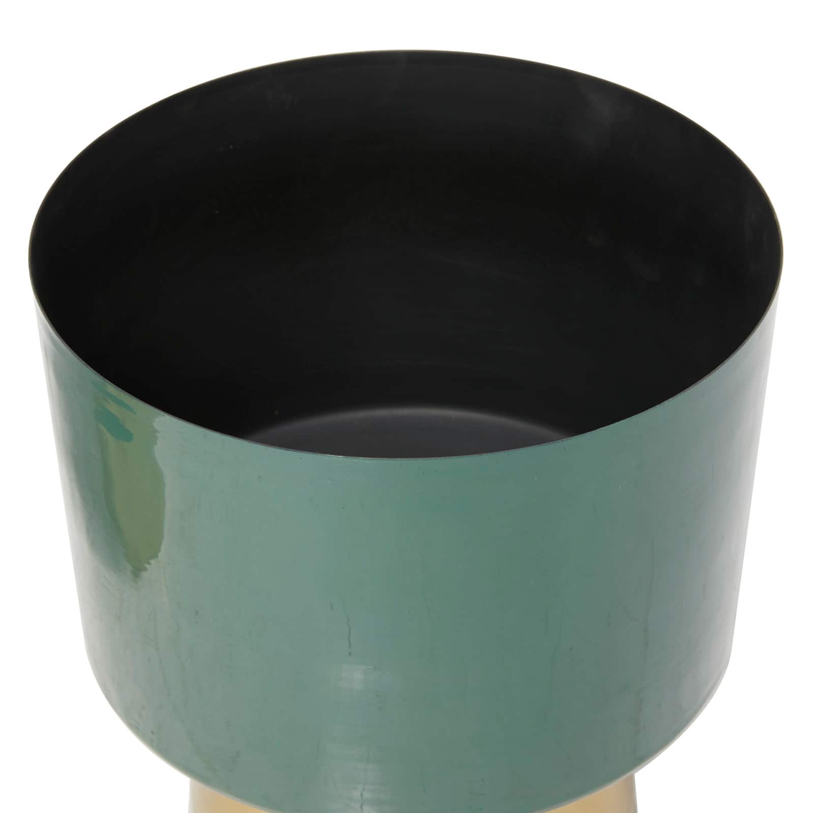 Green Modern Planter, Set of 3" 11", 10", 9"