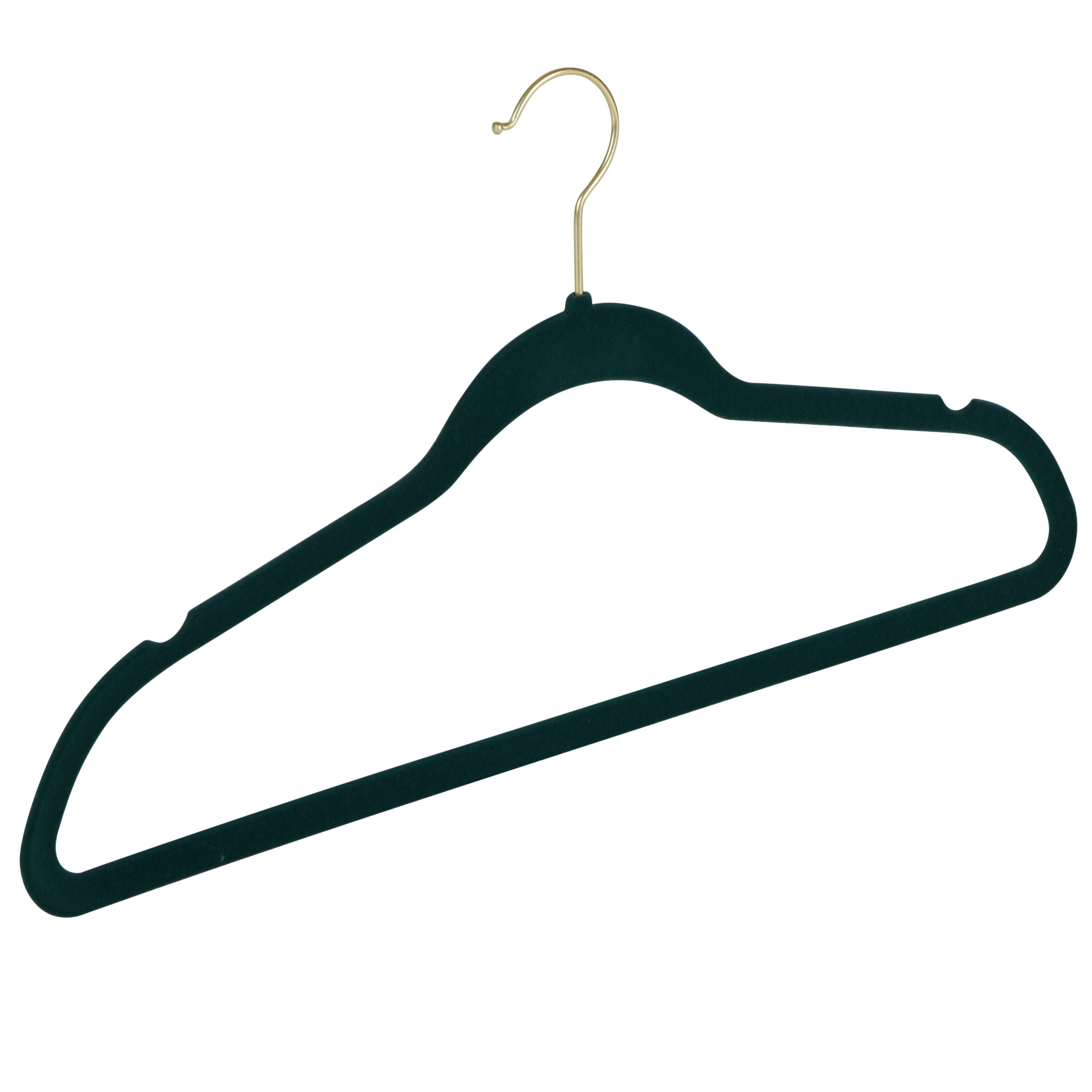 Simplify Super Slim Velvet Hangers with Gold Hook
