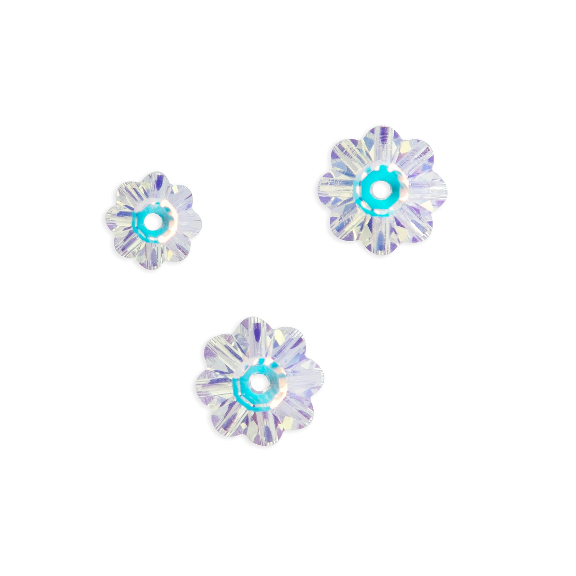 6 Packs: 10 ct. (60 total) Flower Sew-On Austrian Crystals by Bead Landing