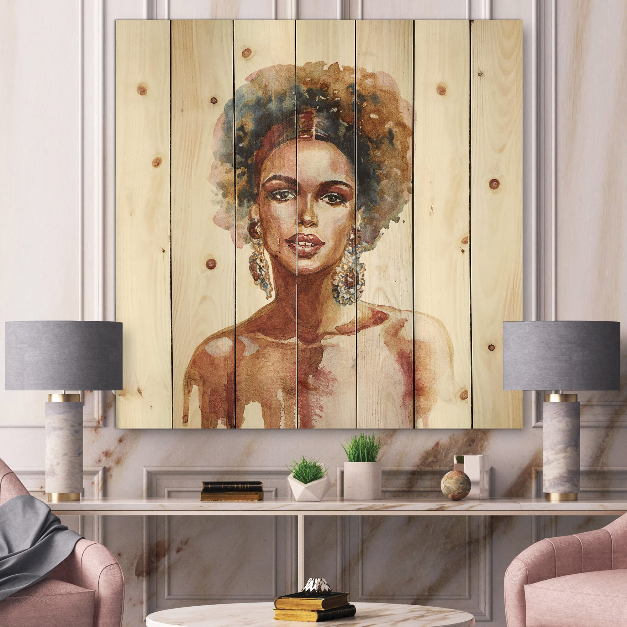 Designart - Portrait of African American Woman V
