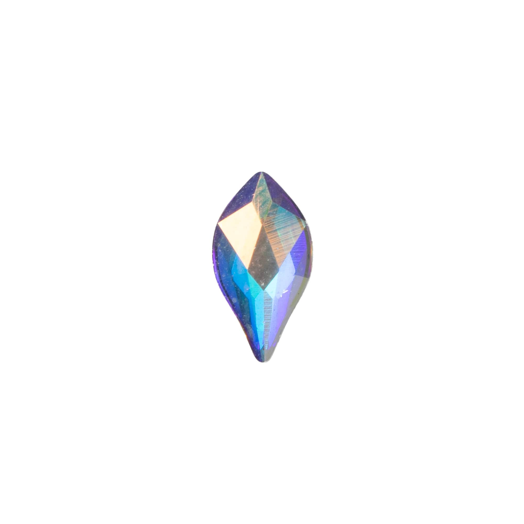 7.5mm Crystal AB Flame Glue-On Austrian Crystals by Bead Landing™, 10ct.