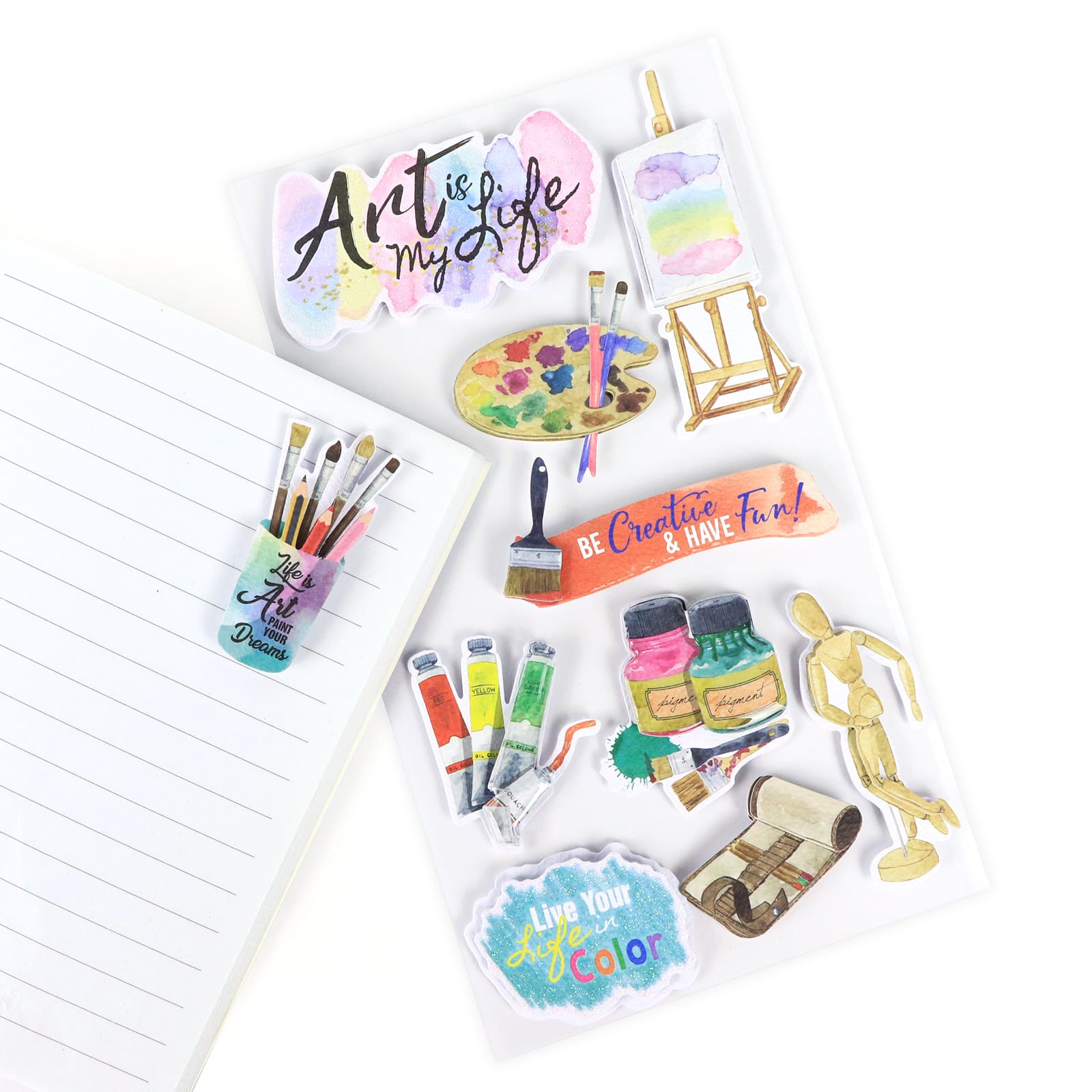 12 Pack: Painting Dimensional Stickers by Recollections™