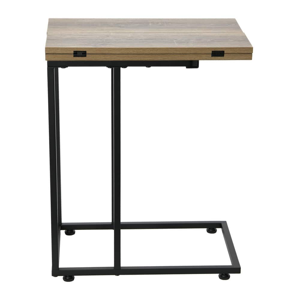 Household Essentials Jamestown Extendable C-Shaped End Table
