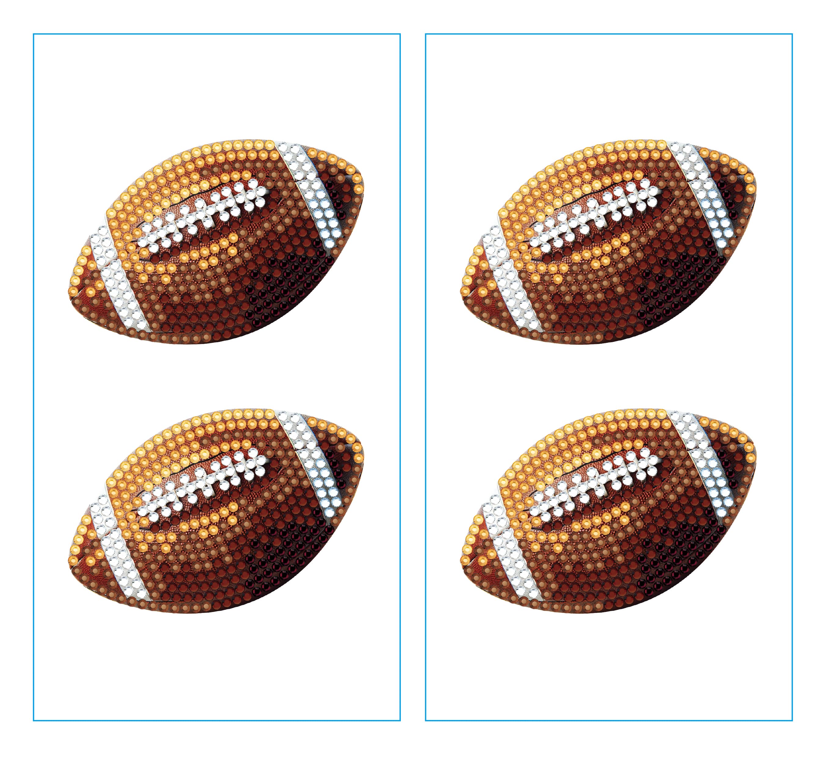 Diamond Dotz® Football Iron-On 'n' Dot Kit