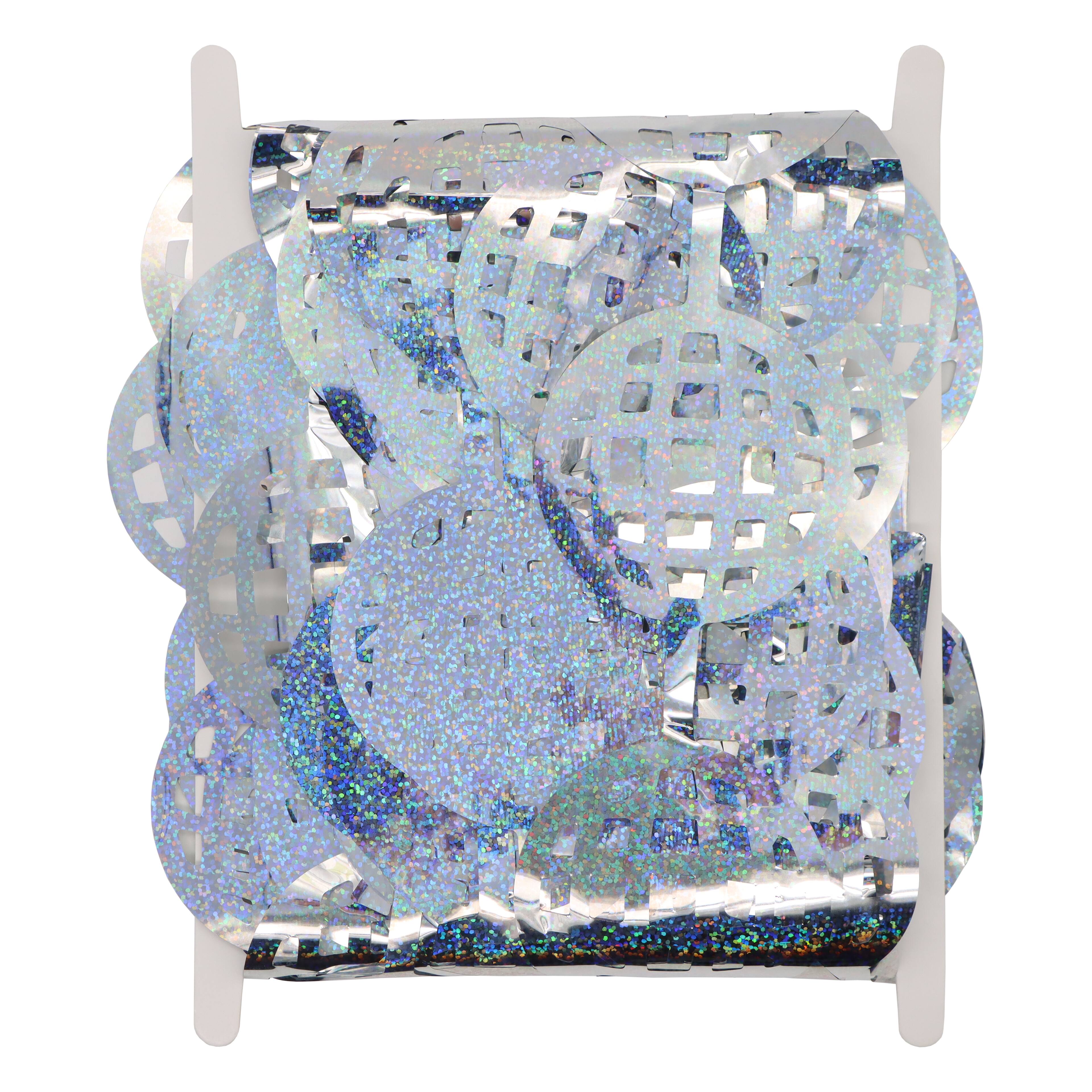 12 Pack: 6.5ft. Silver Holographic Disco Ball Fringe Curtain by Celebrate It™