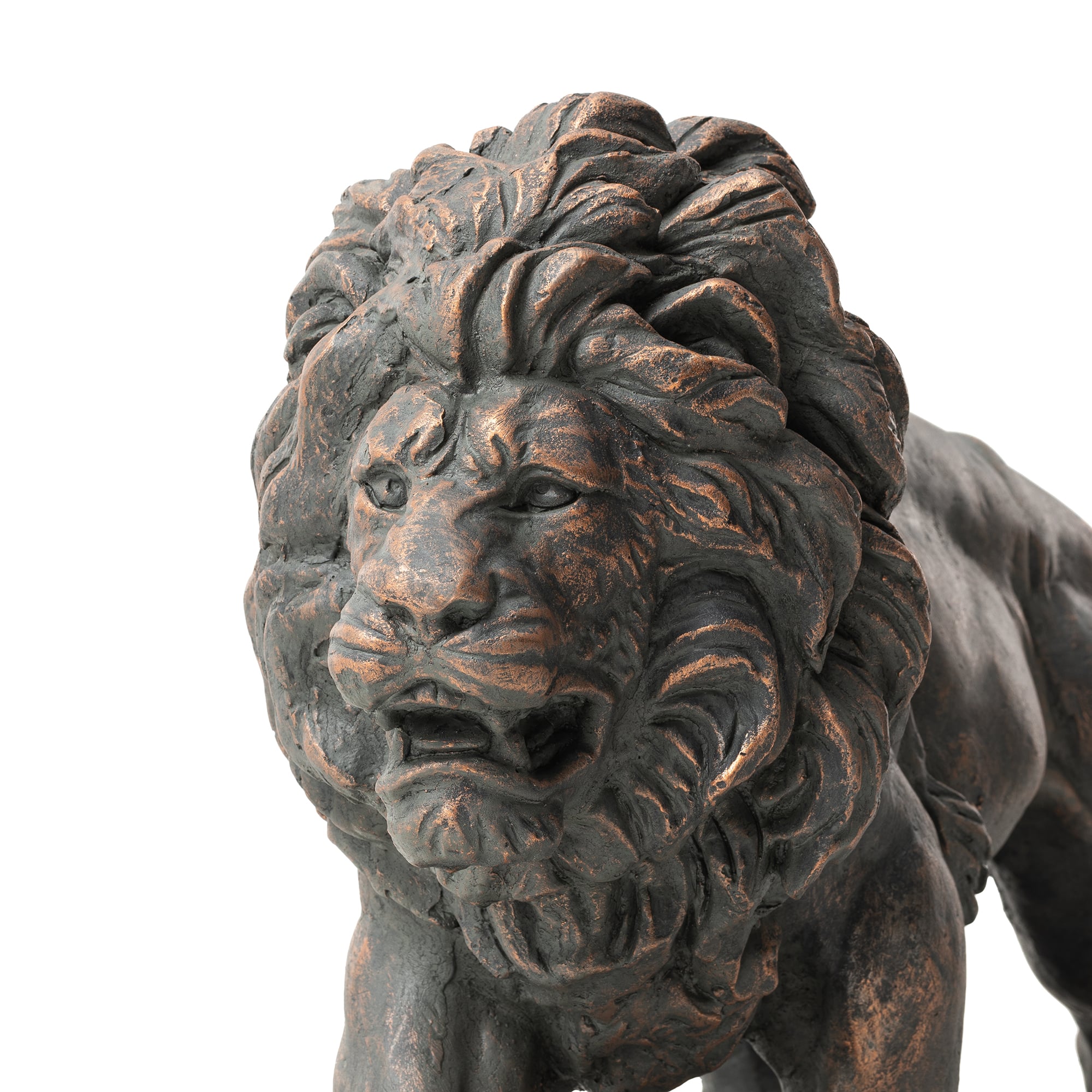 Glitzhome® 24.5" Walking Lion Garden Statue