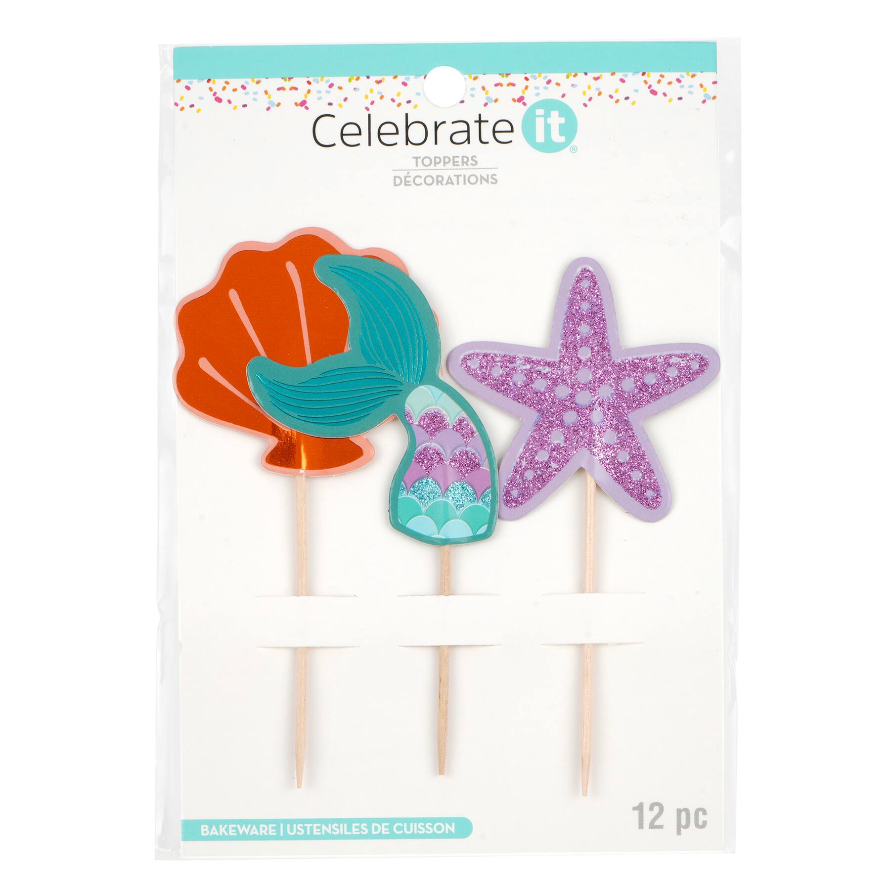 Mermaid Cupcake Toppers, 12ct. by Celebrate It®