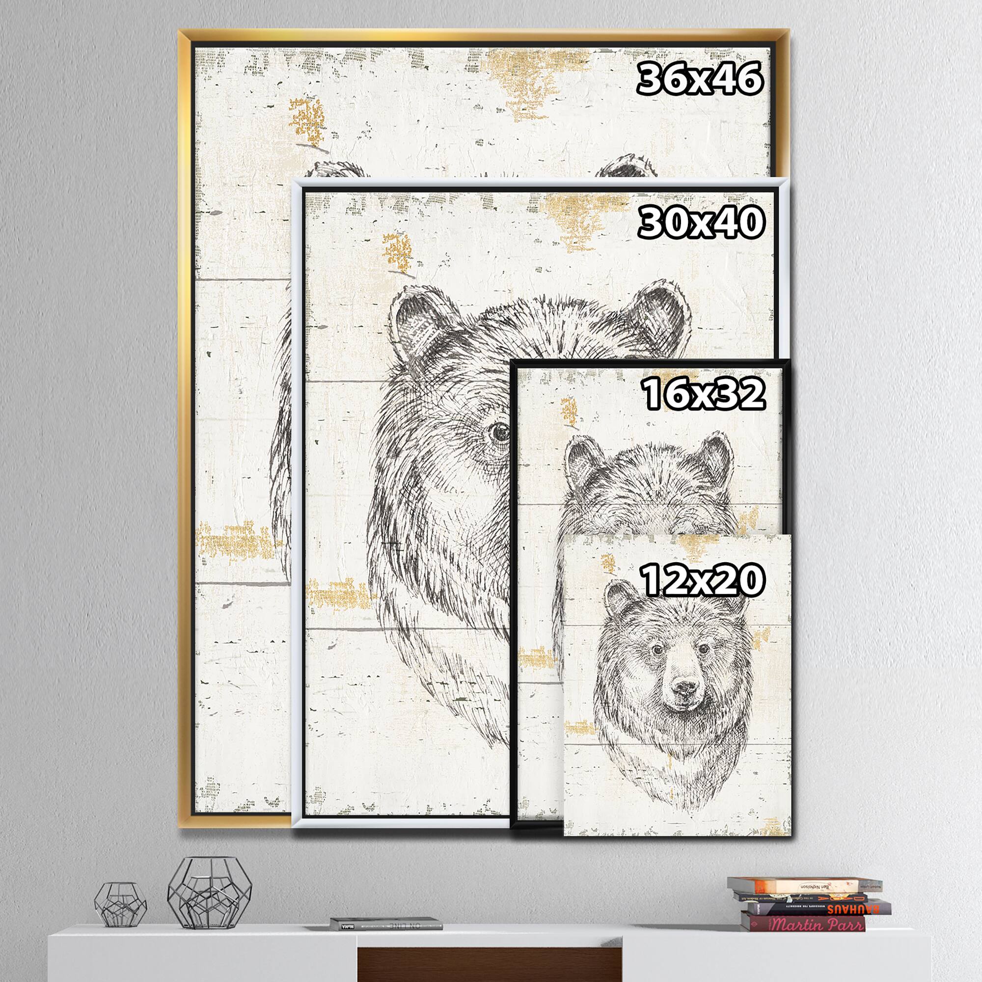 Designart - Bear Wild and Beautiful IV