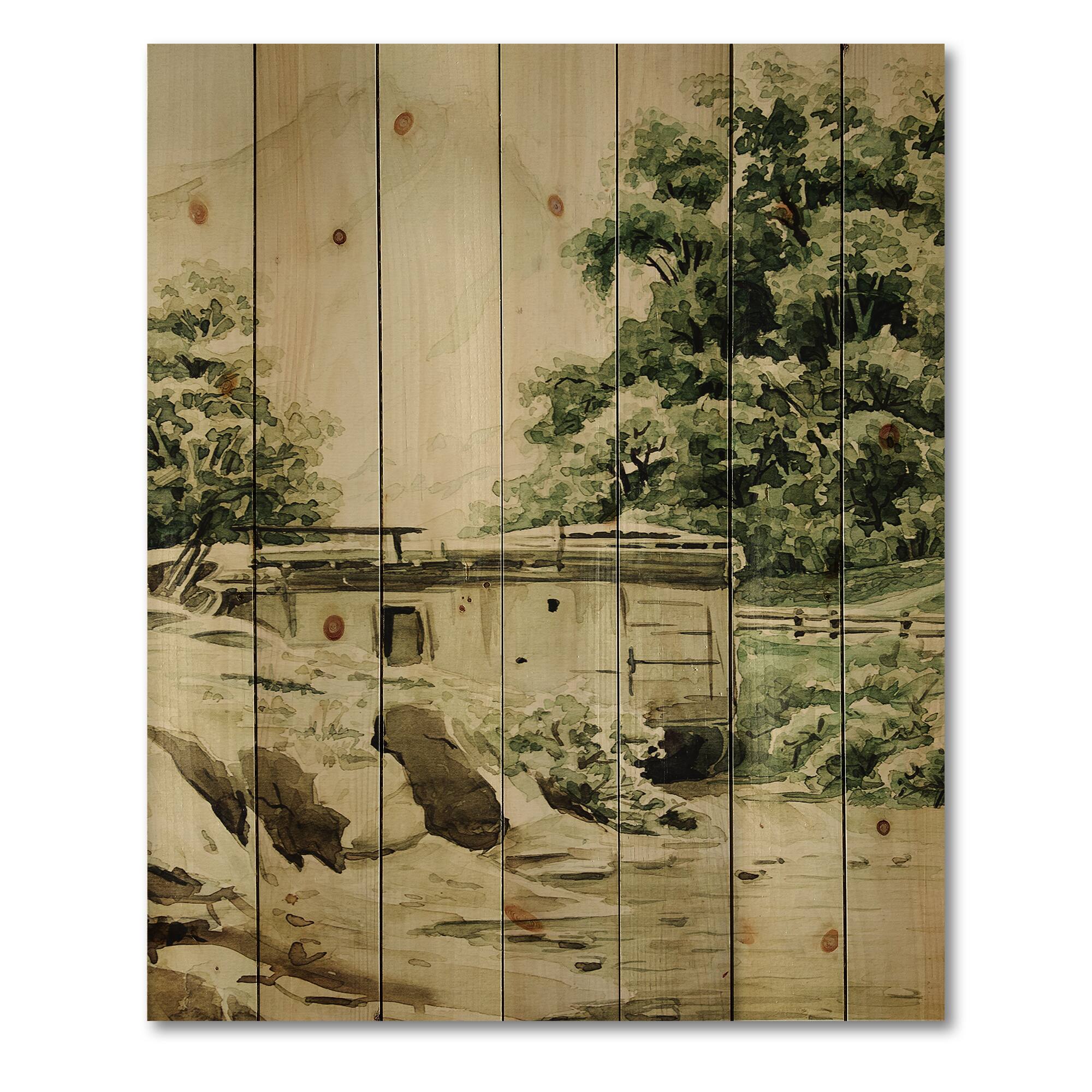 Designart - Cabin In The Mountains
