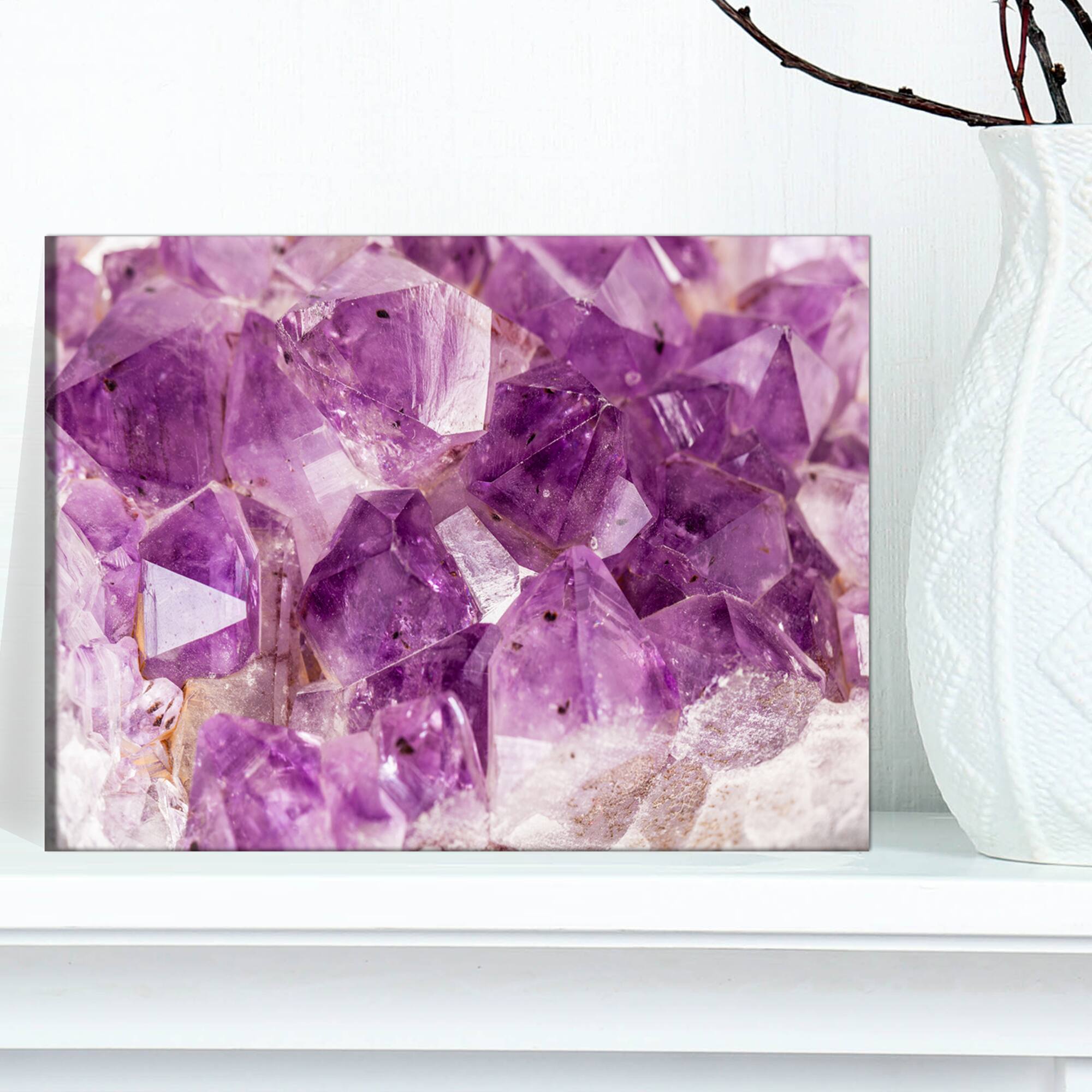 Designart - Purple Amethyst Macro