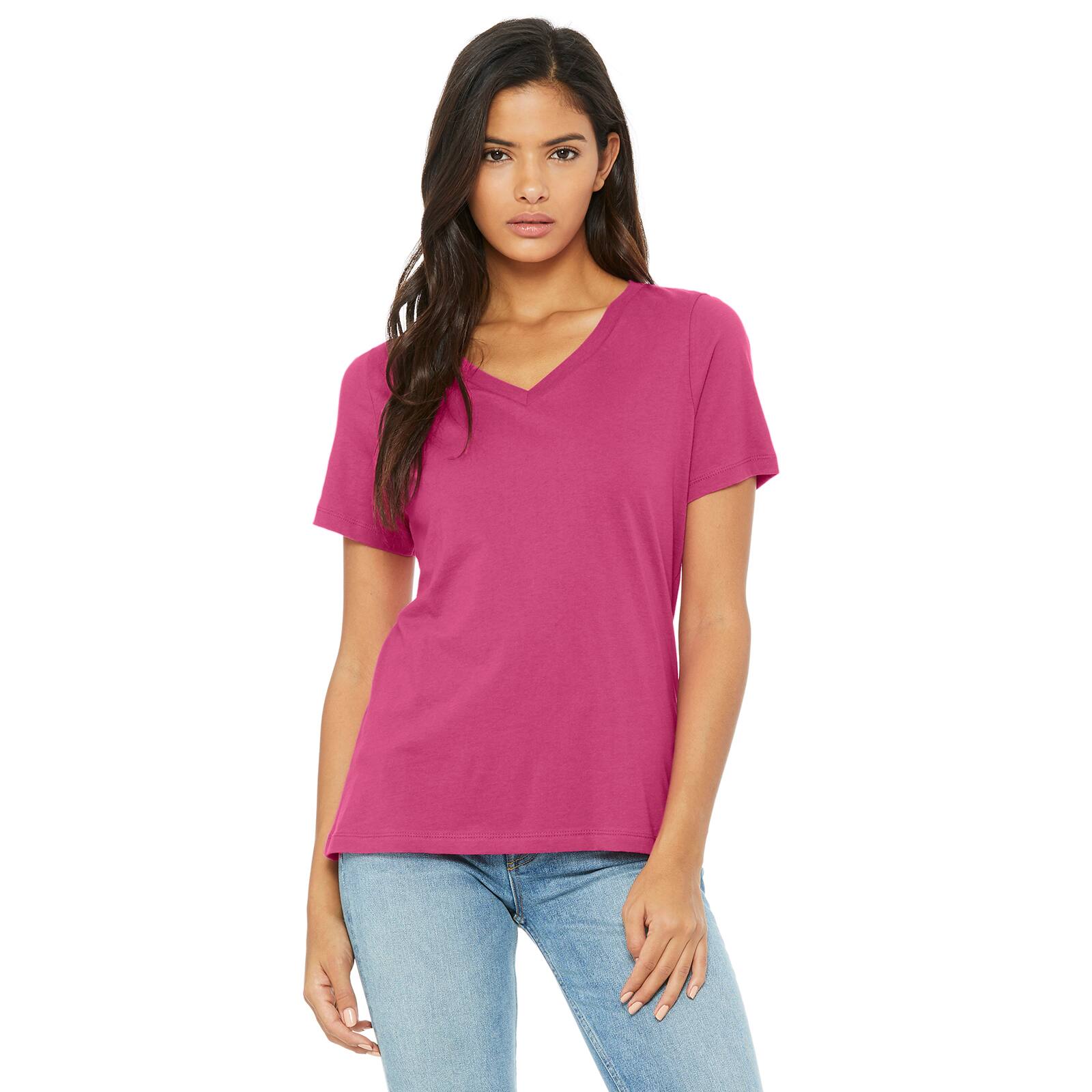 BELLA+CANVAS® Women's Short Sleeve V-Neck T-Shirt