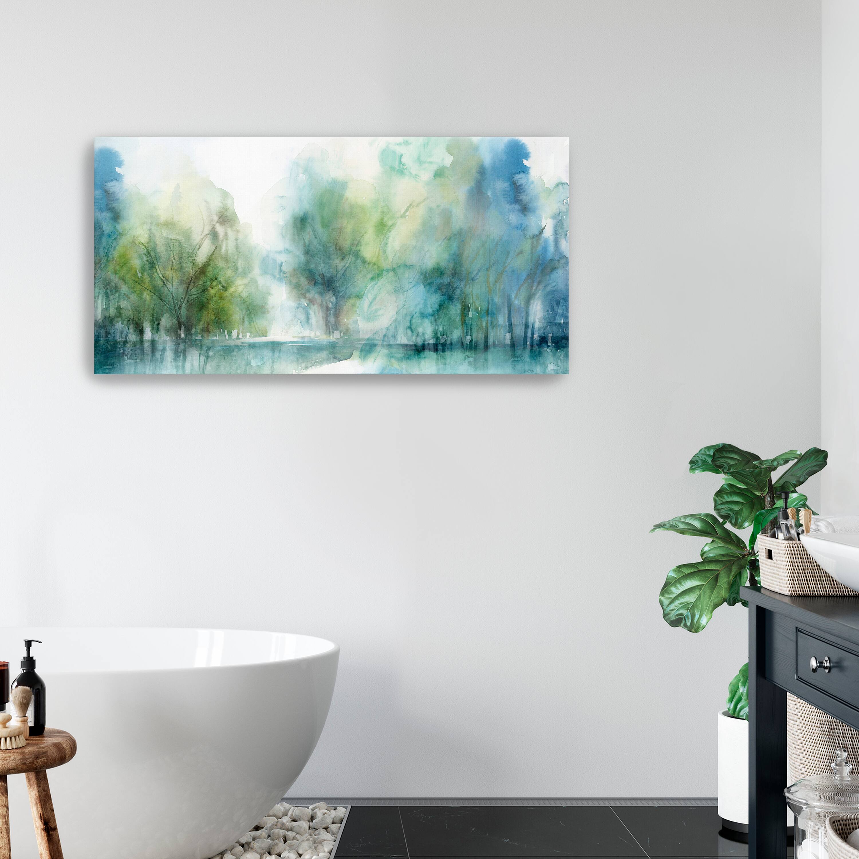 Lumaprints Blue Silence Canvas Giclée Art