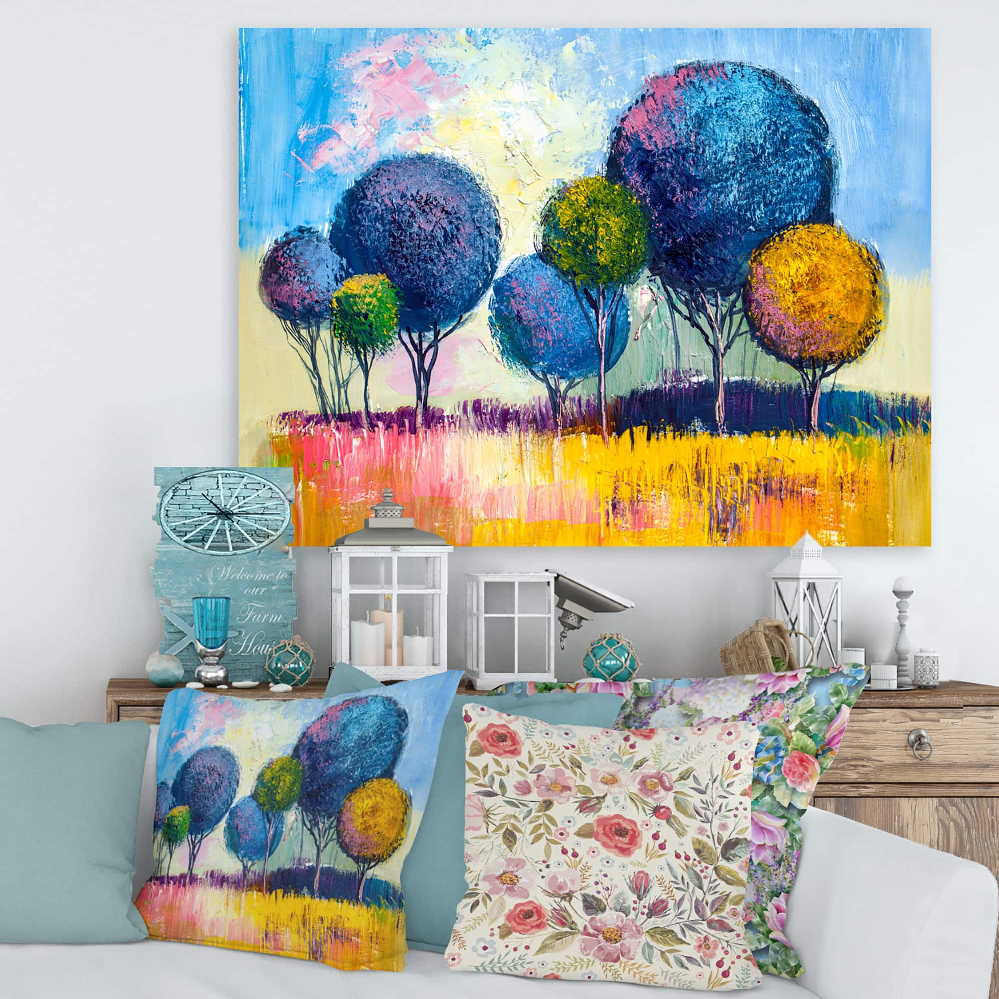 Designart - Autumn Fantasy Trees III