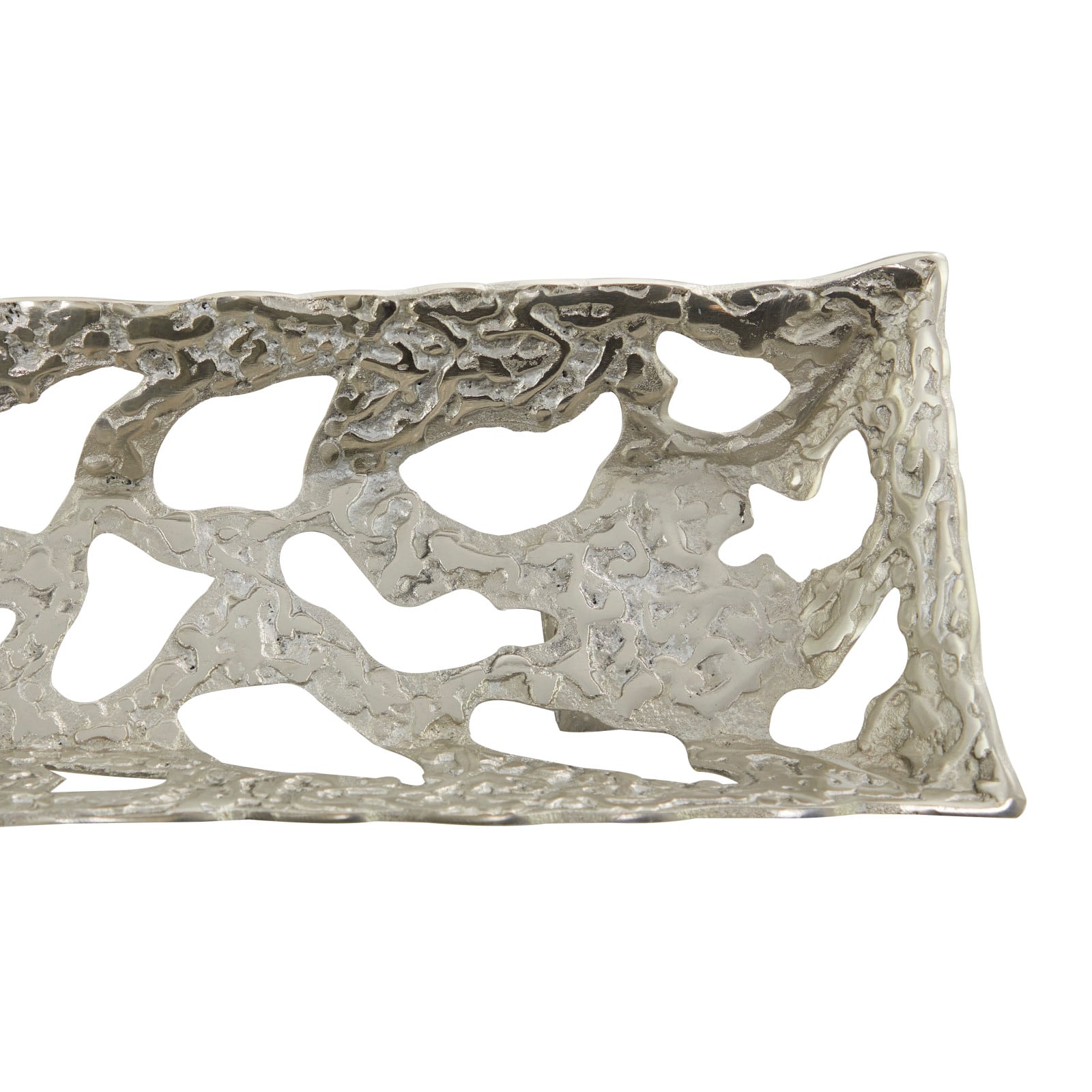 Silver Contemporary Tray, Set of 2" 29", 23"