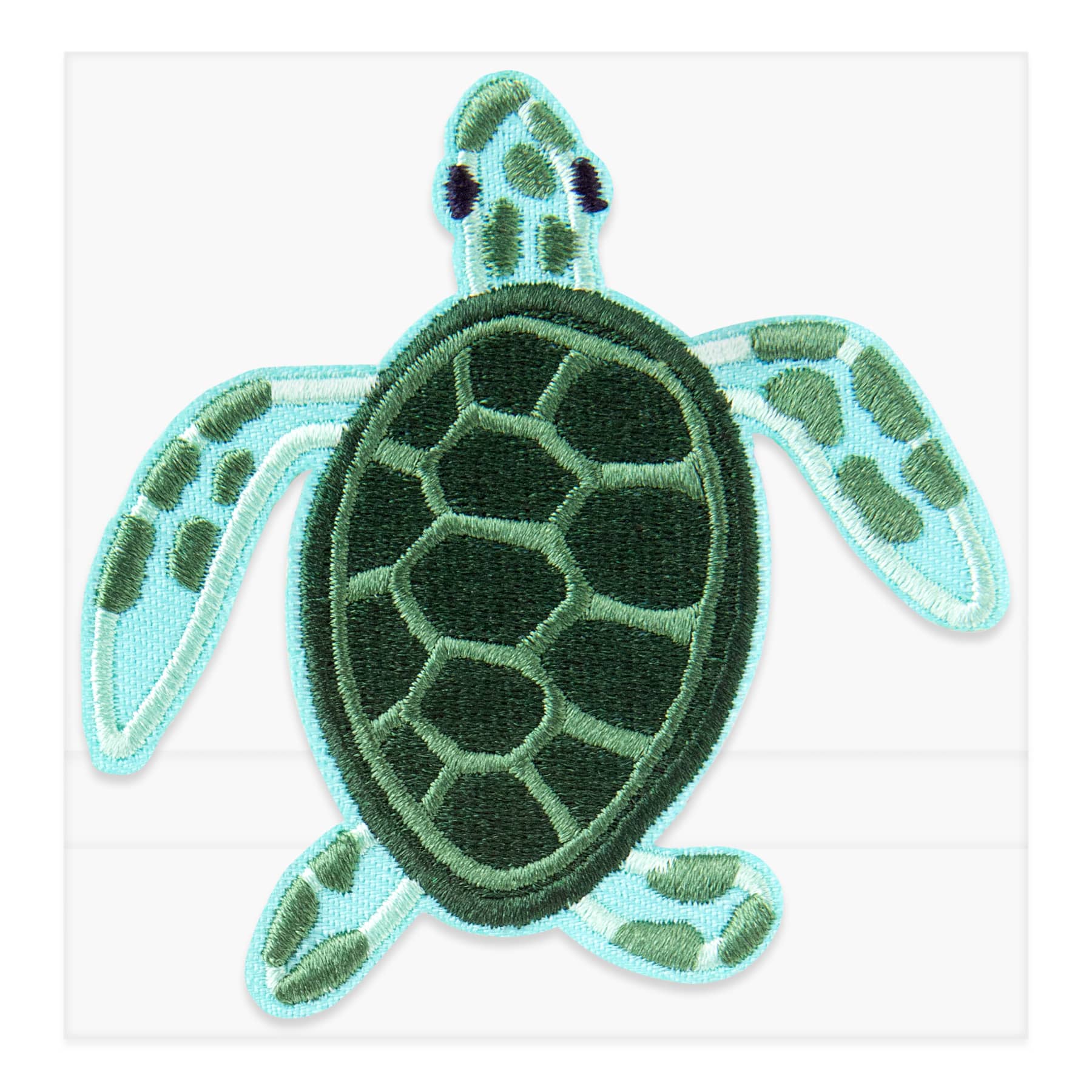 Turtle Embroidered Iron-On & Adhesive Patch by Make Market®