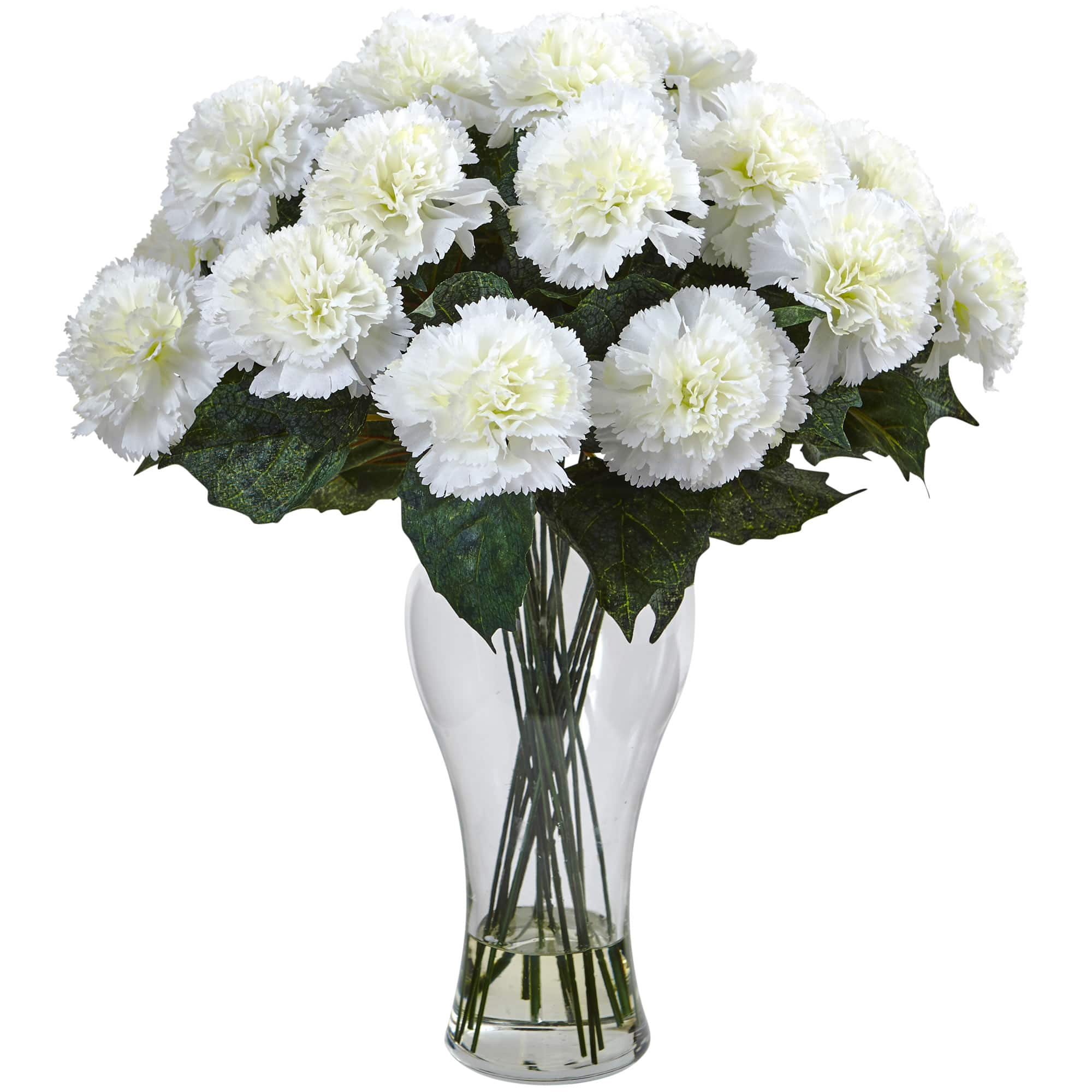 Carnation Arrangement In Vase
