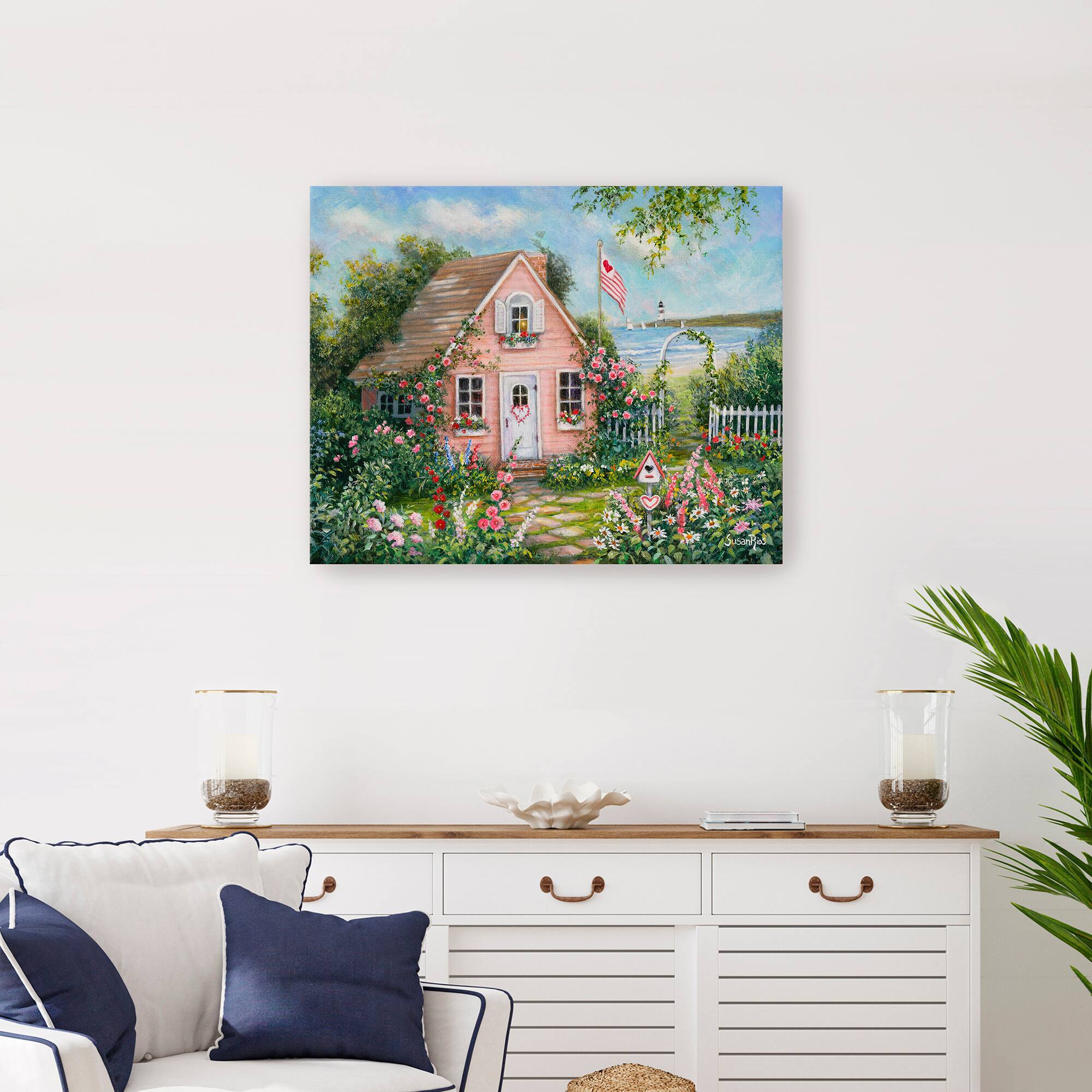 California Valentine Canvas Giclée Art